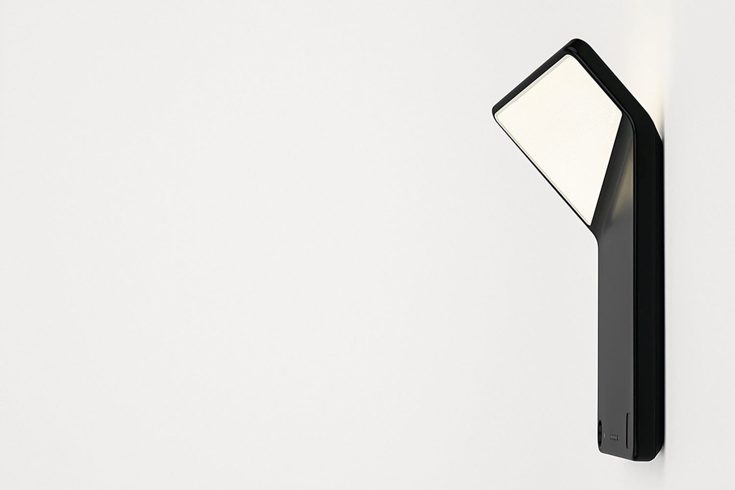 Winglet Cl Kabellose Wandleuchte Schwarz