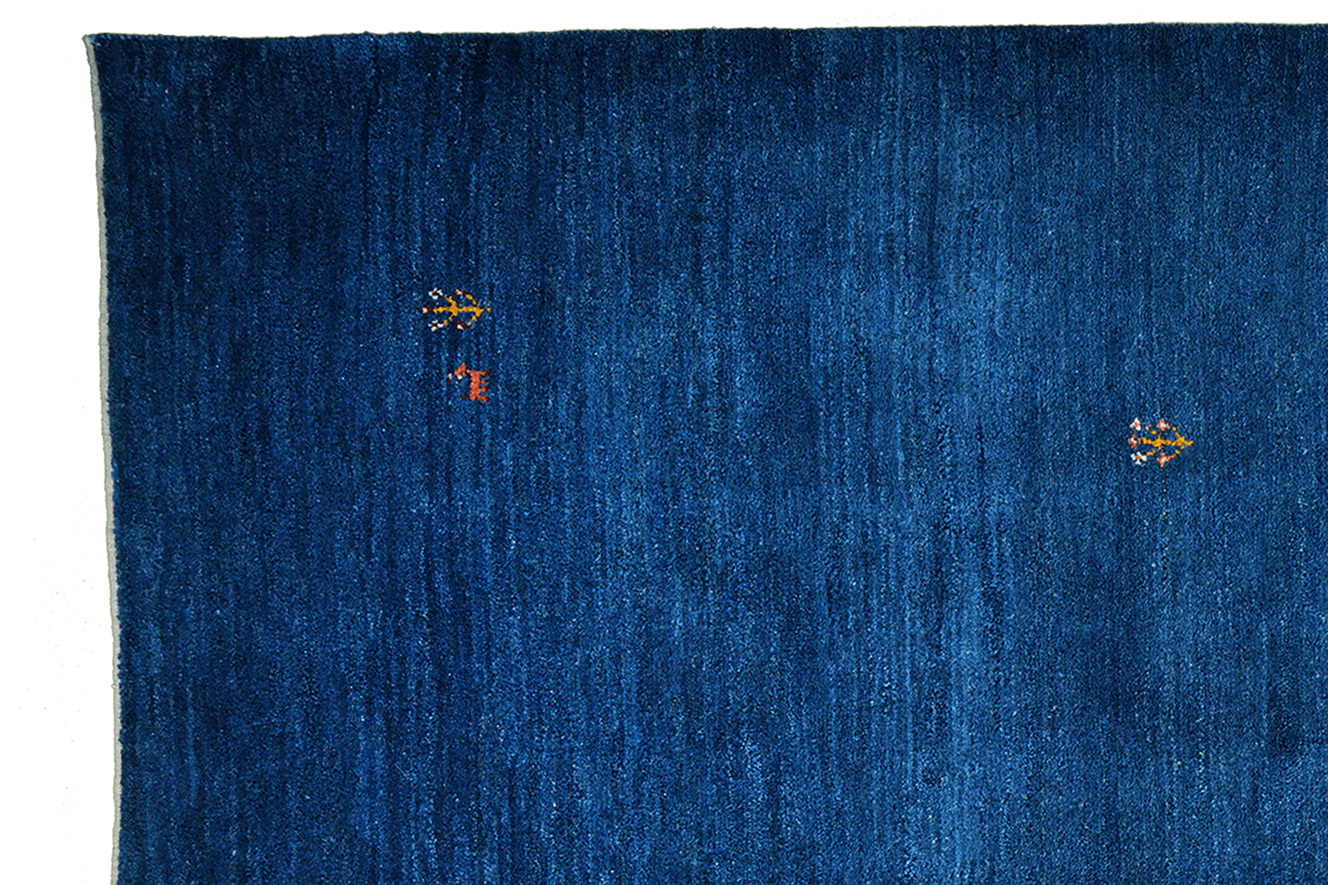 Tappeto Gabbeh lana blu