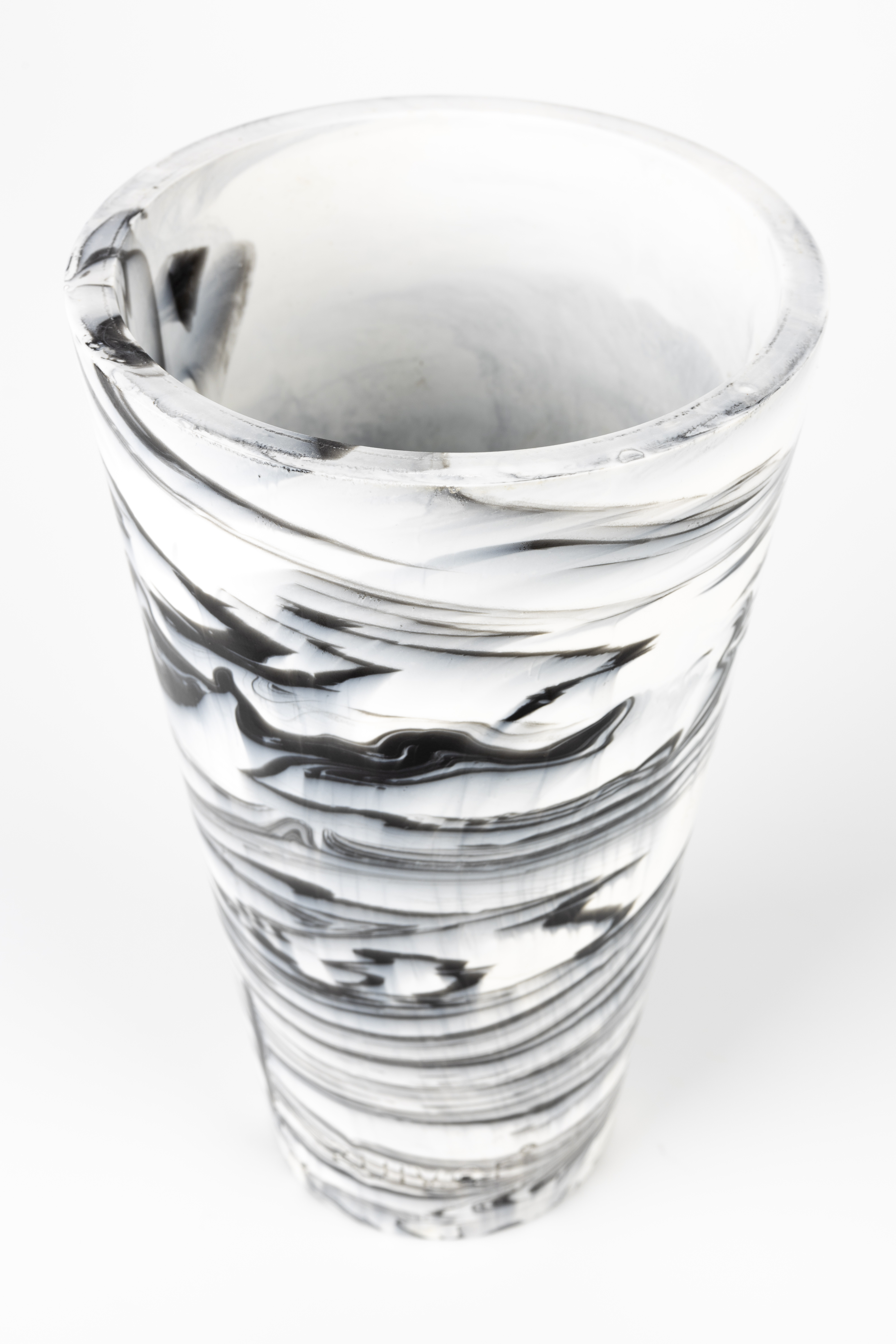 Conic Vase Kunststoff Grau