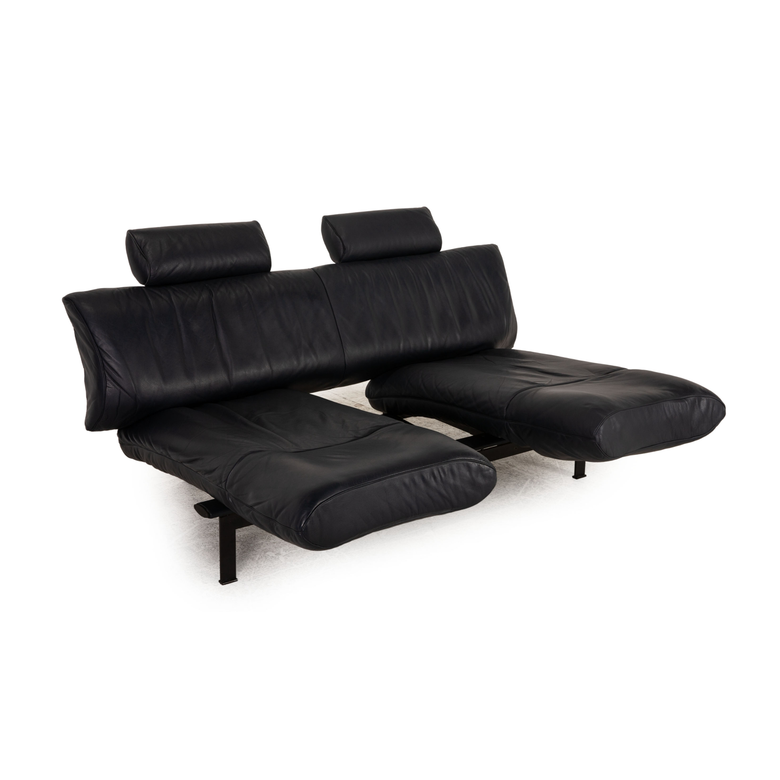 DS 140 Sofa 2-Sitzer Leder Dunkelblau