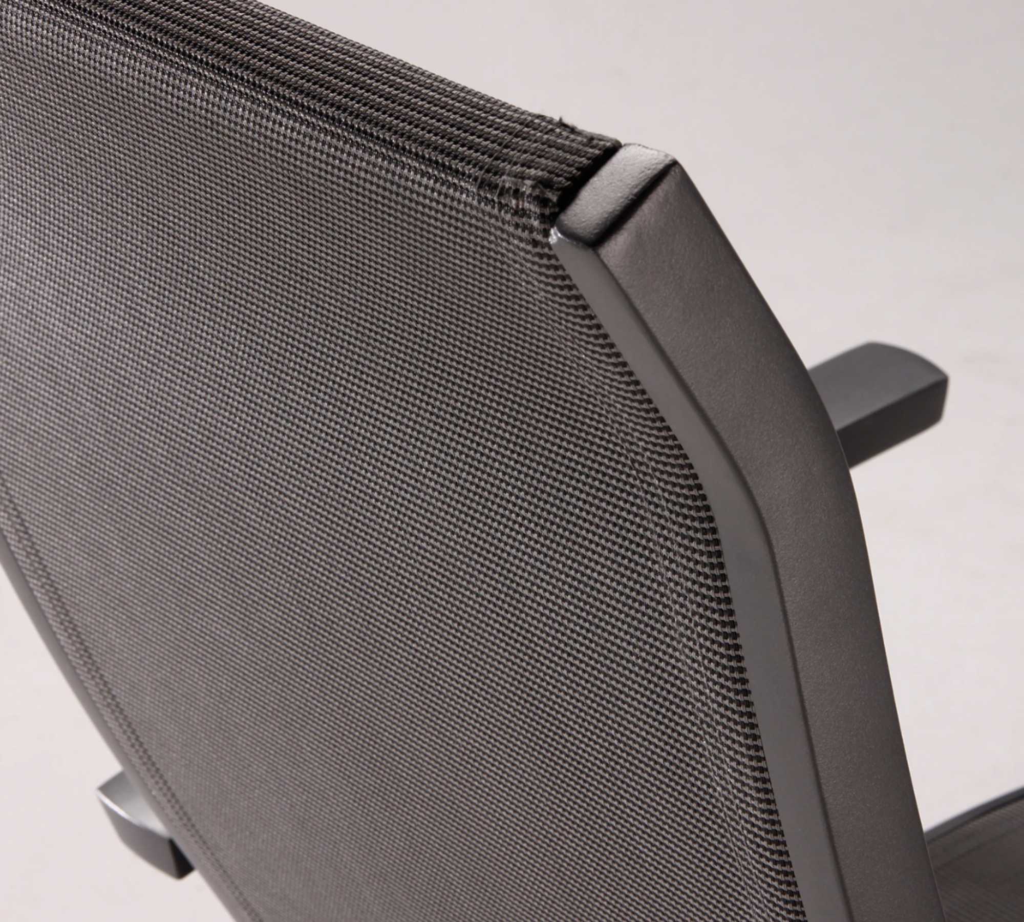 Klappstuhl Aluminium Textil Anthrazit