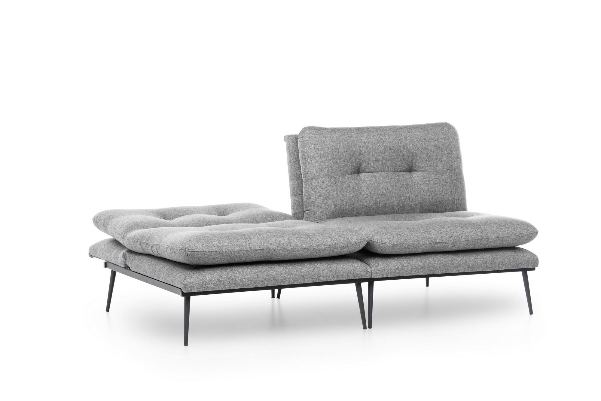 Martin Sofabed Schlafsofa 3-Sitzer Grau