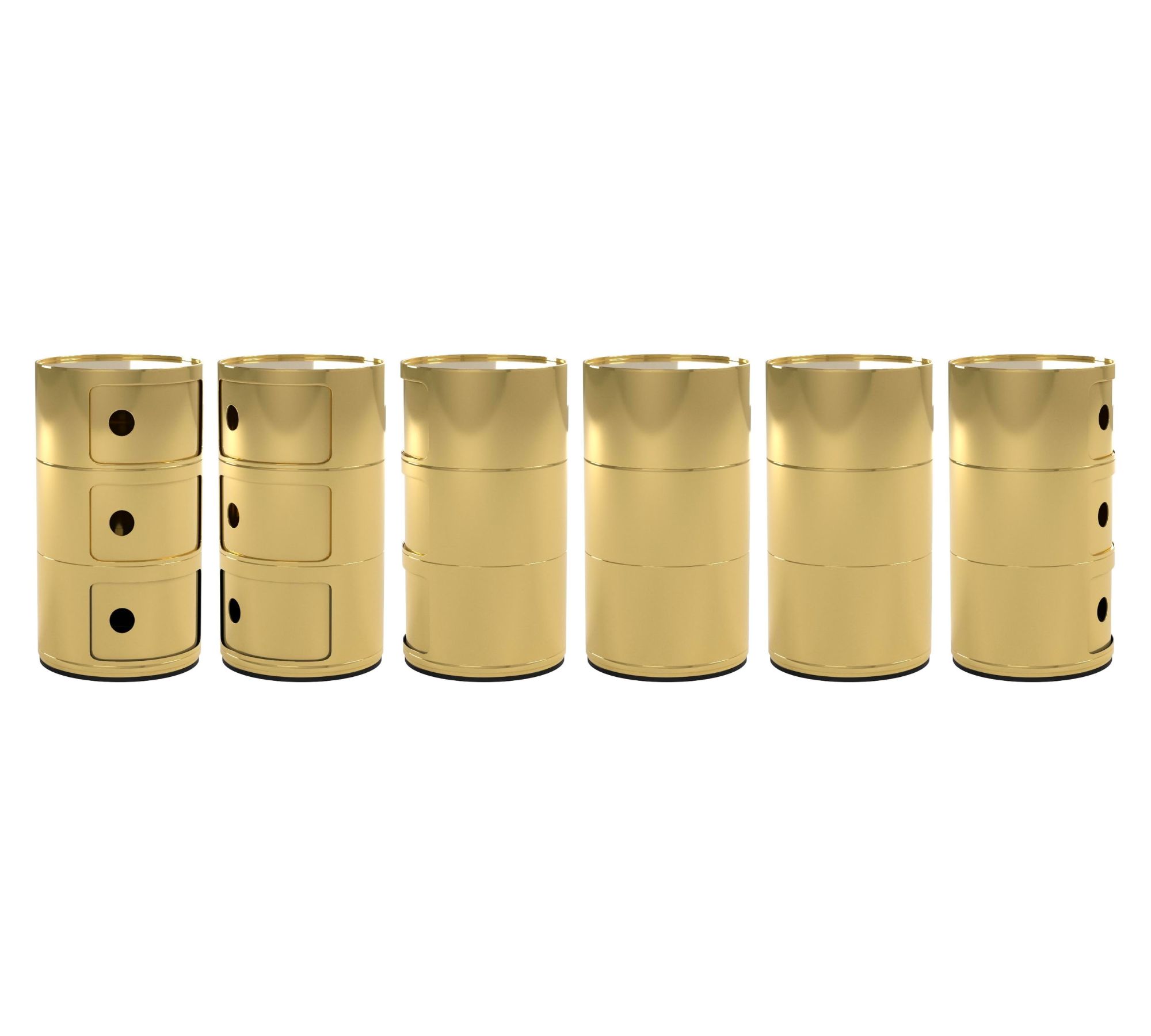 Componibili Container Goldfarben Metallisiert