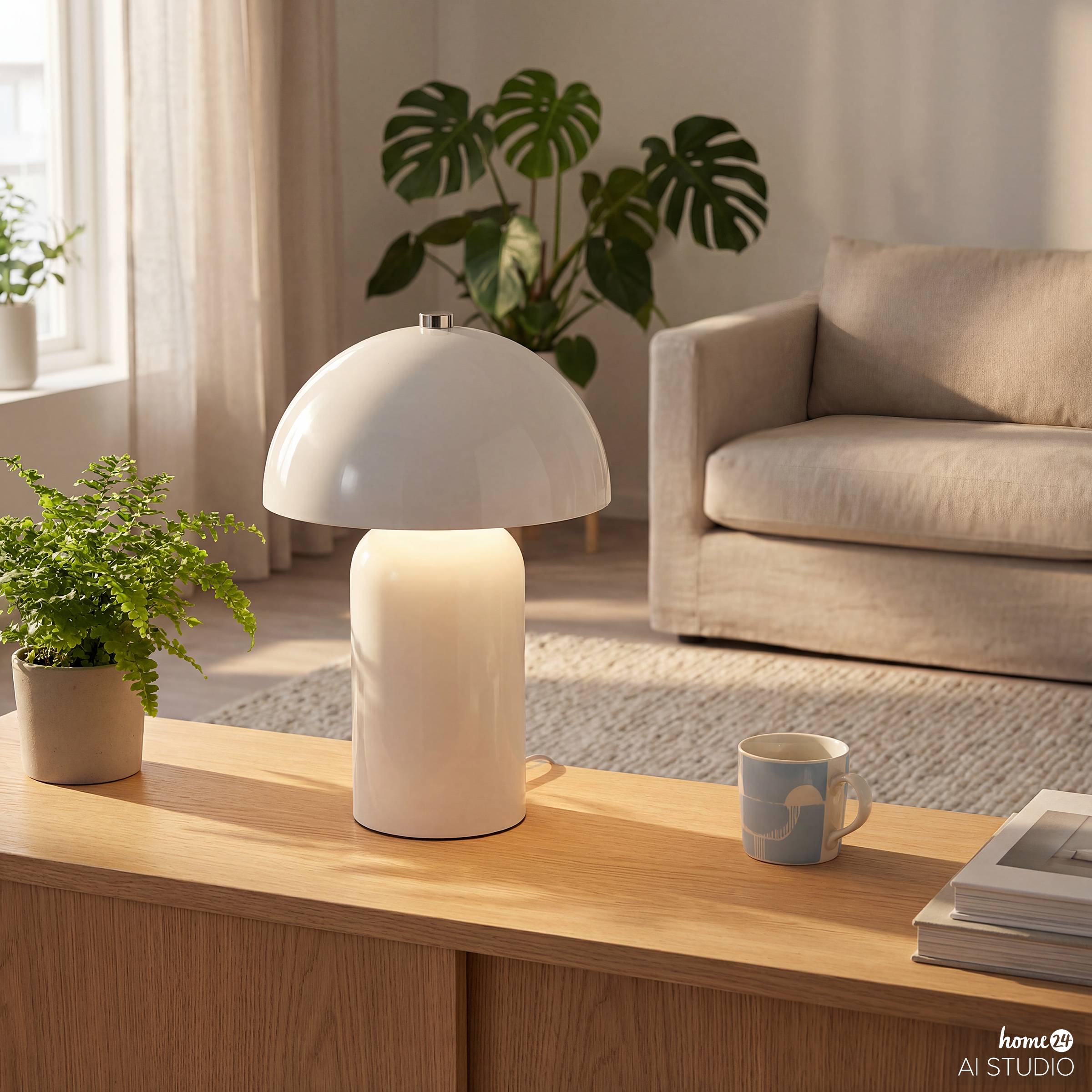 MOCH Rechargeable Table Lamp Dimmable Beige