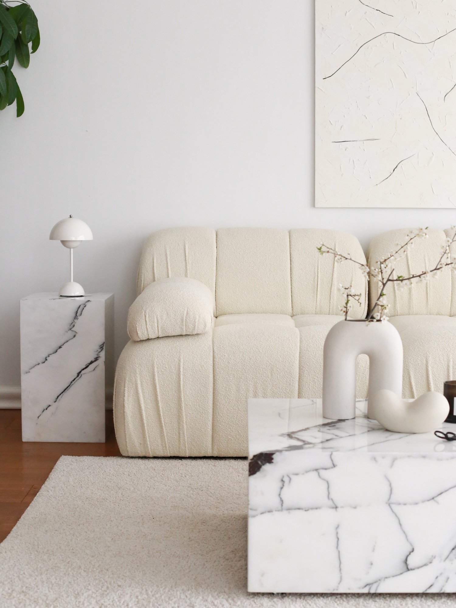 Soli Corner Sofa White