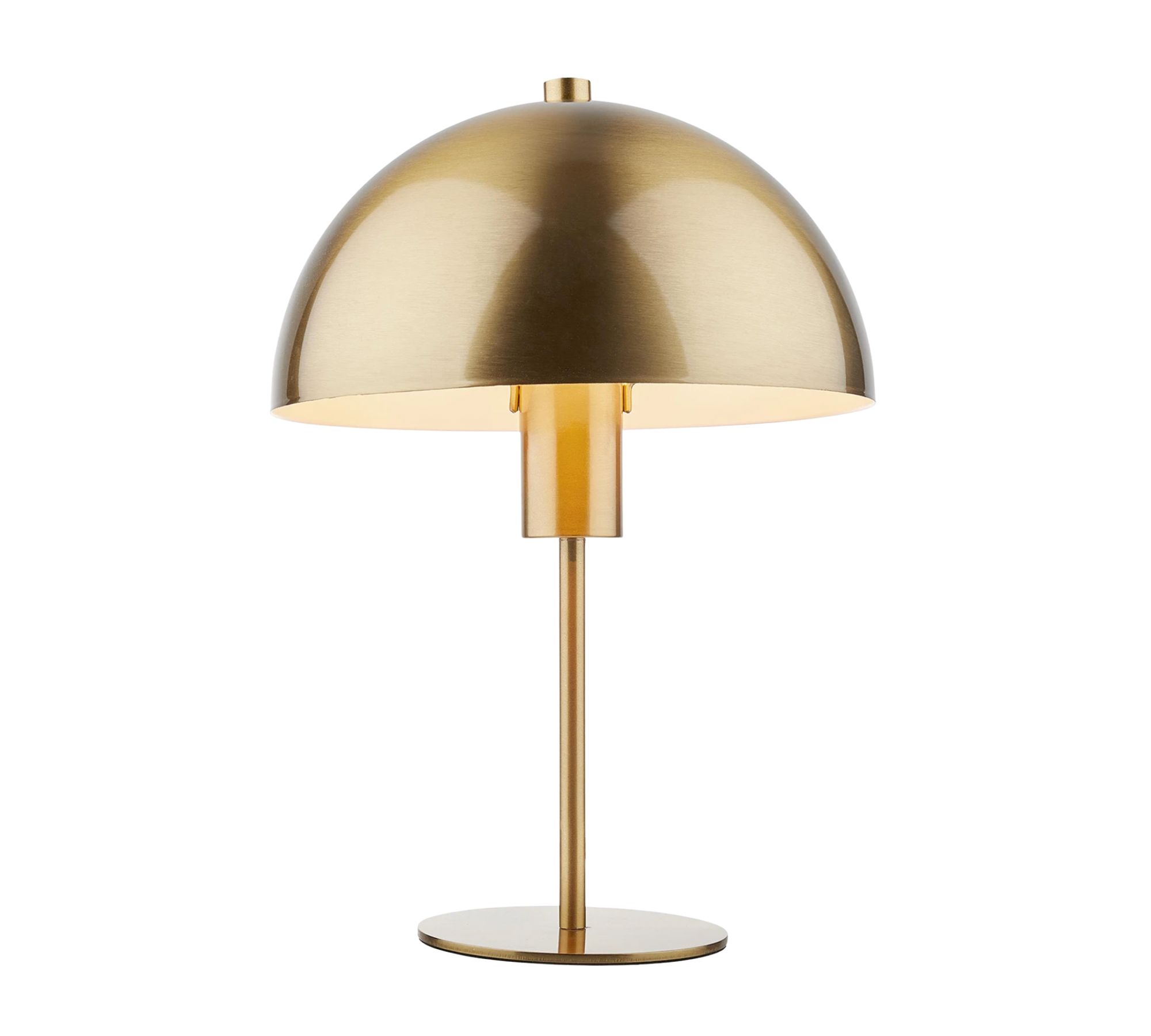 Tischlampe 1-flammig Metall Gold