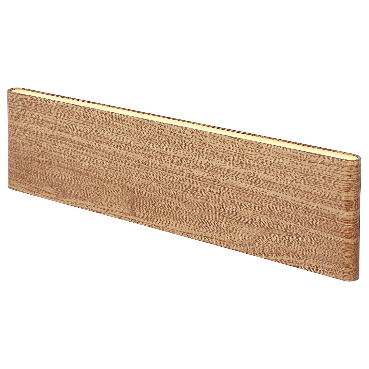 Siegfried LED-Wandleuchte Acrylglas Eisen Braun