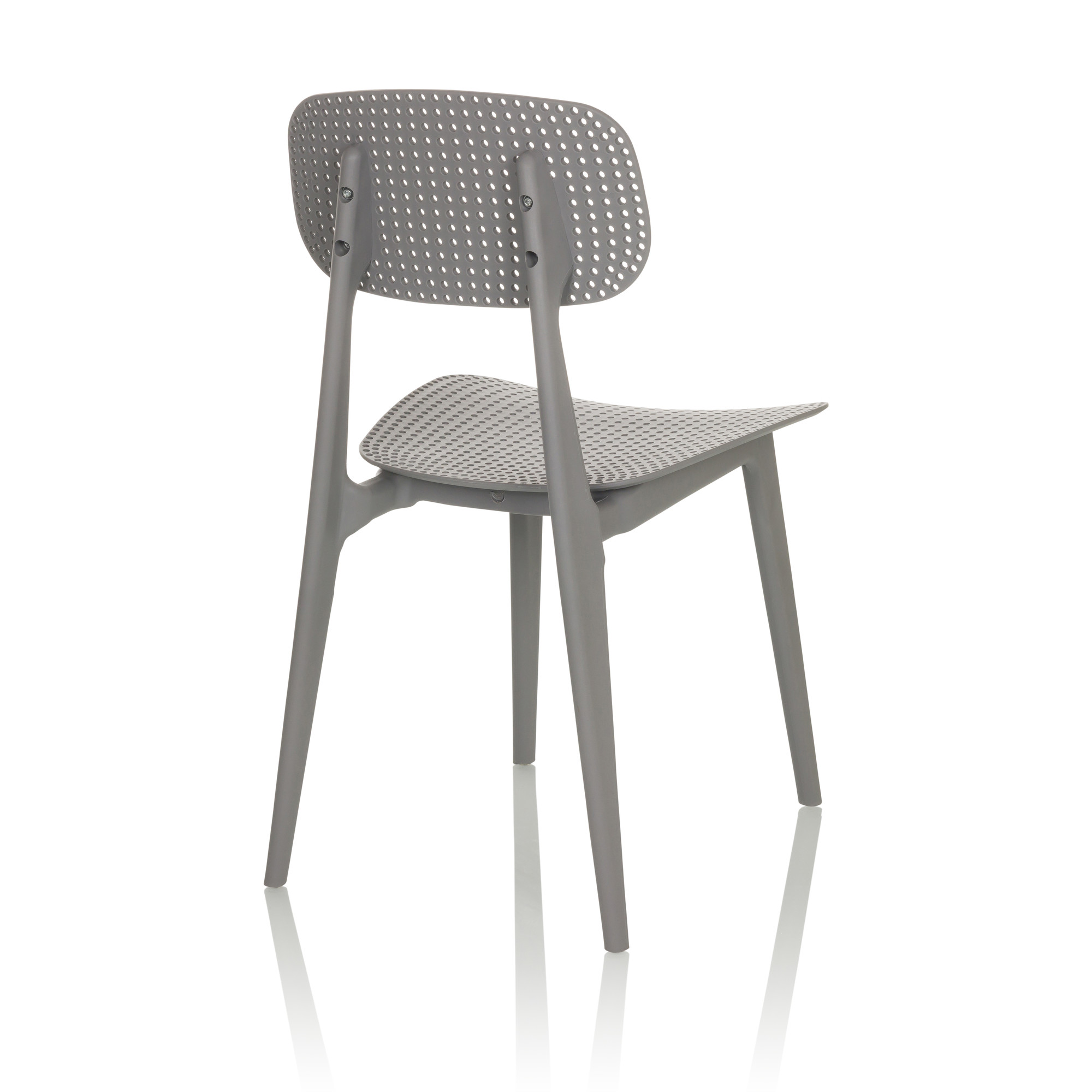 ARTIFO HOL Dining chair Stacking chair Plastic Grey