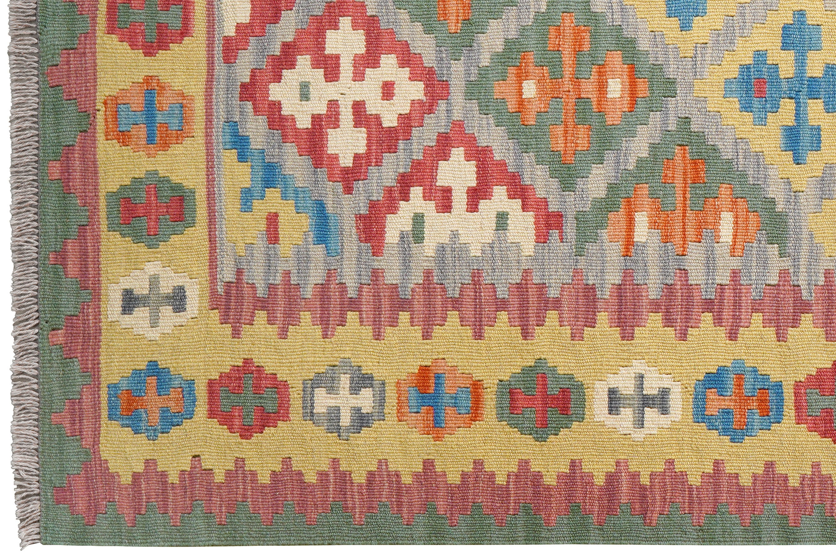 Kelim Gashgai Wool Multicolored