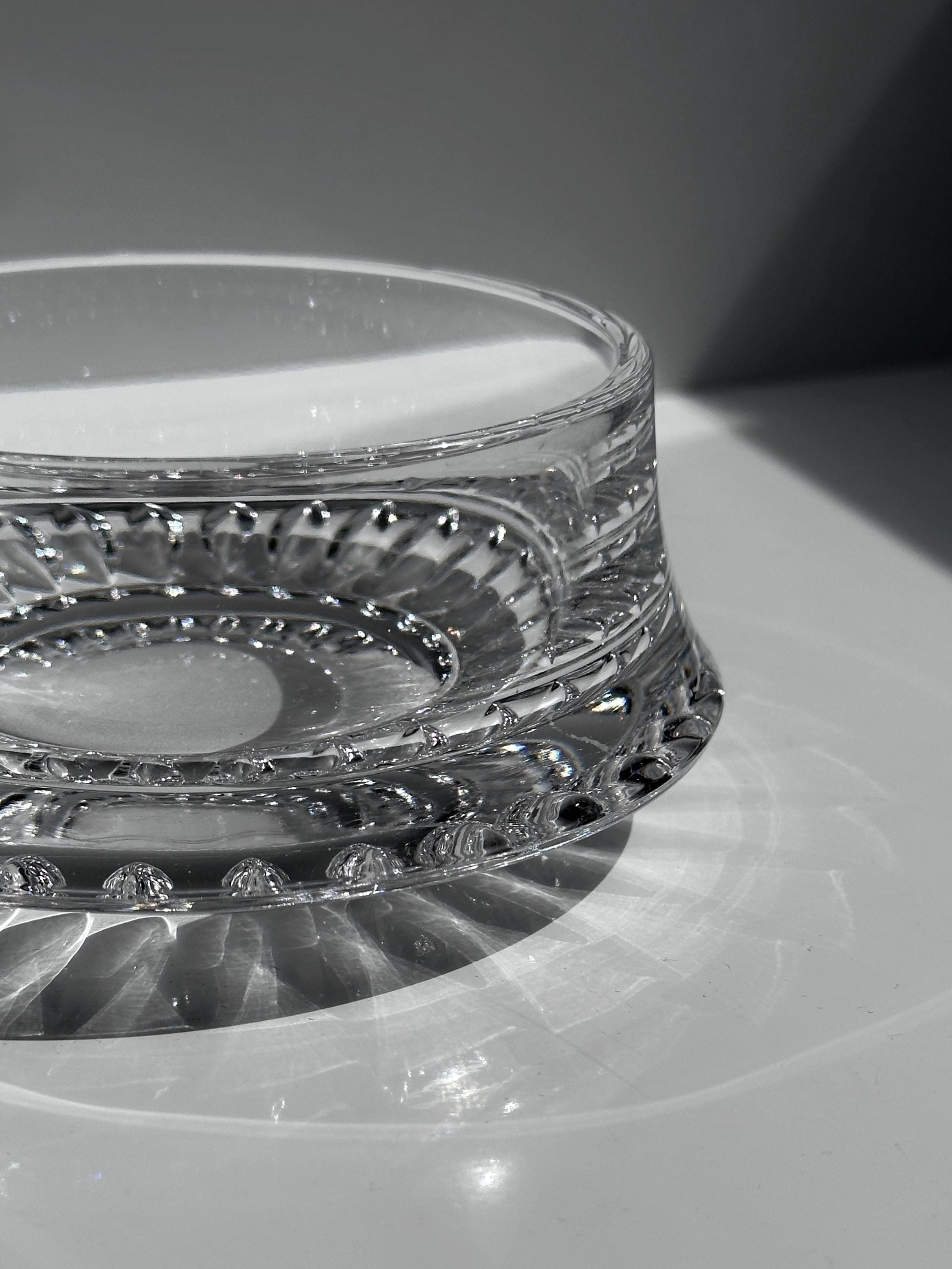 Vintage bowl crystal glass 1960s