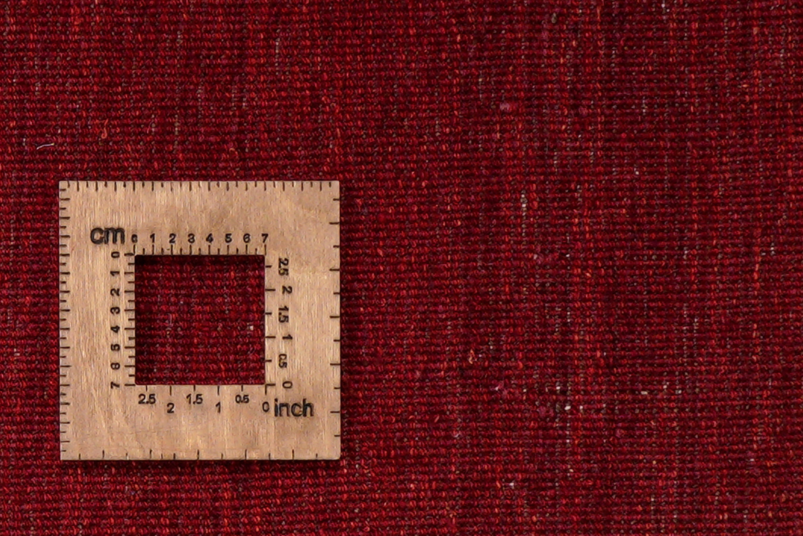 Rizbaf Gabbeh-Teppich Wolle Rot