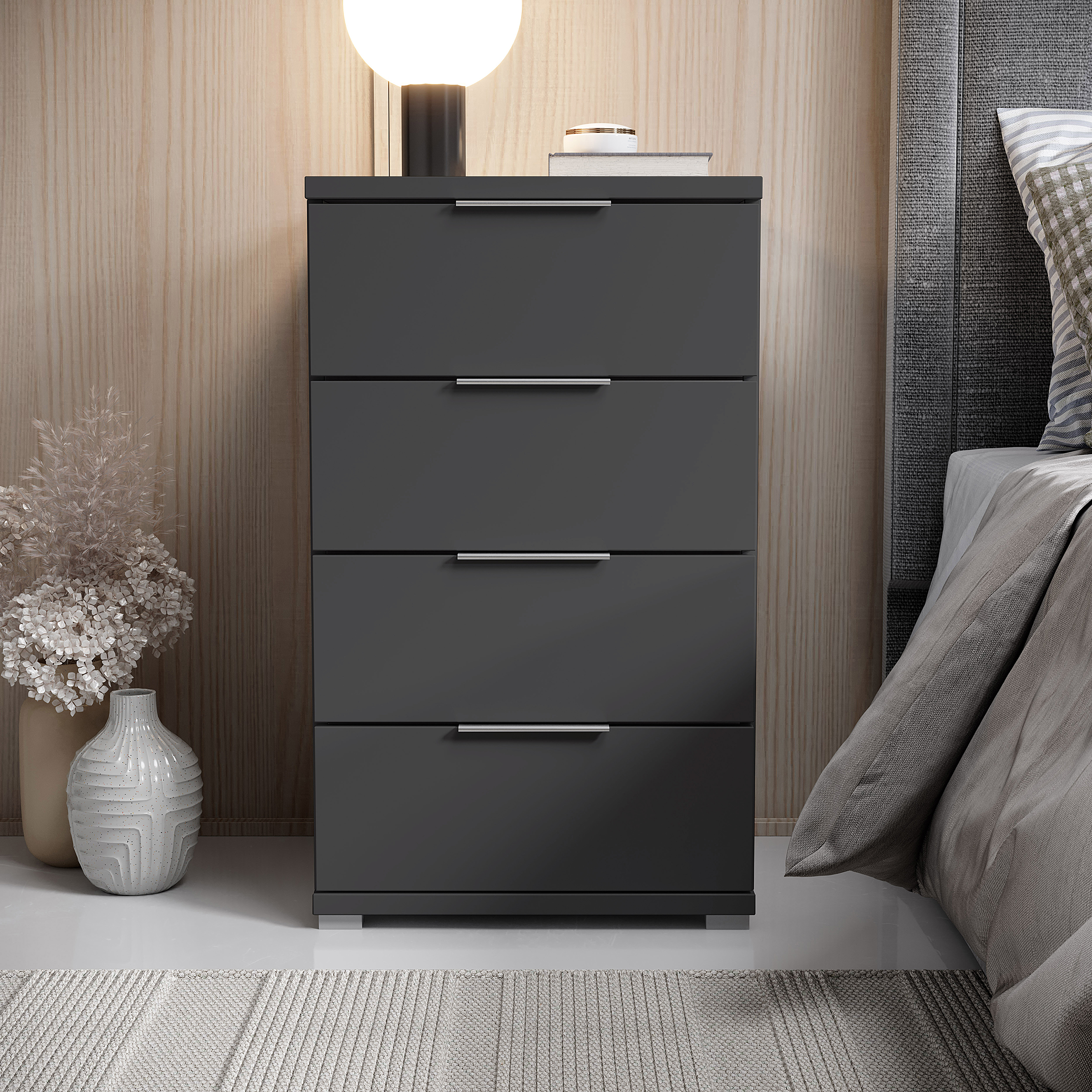 Expedito Nightstand Graphite
