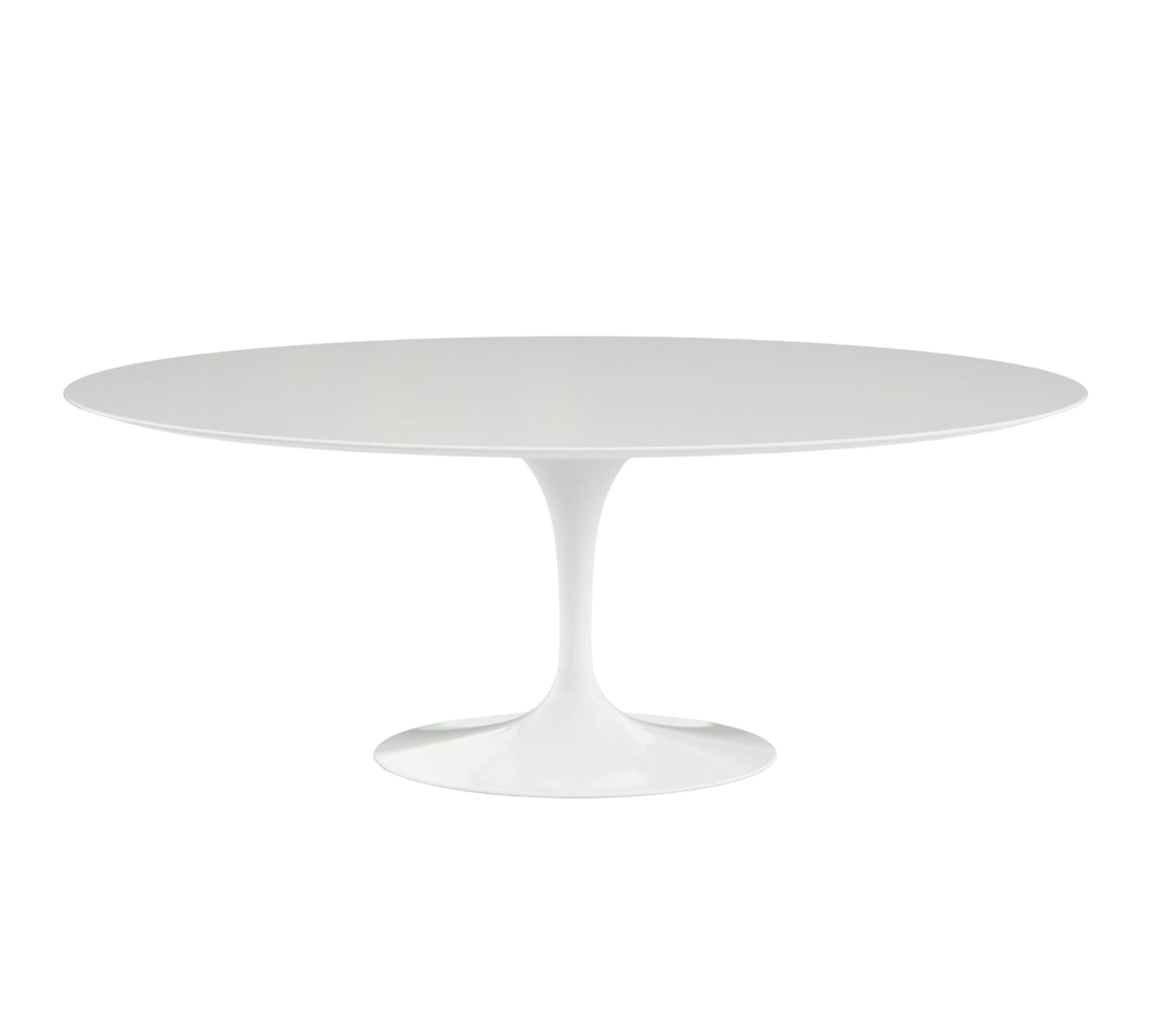 Knoll International Esstisch Oval Weiß