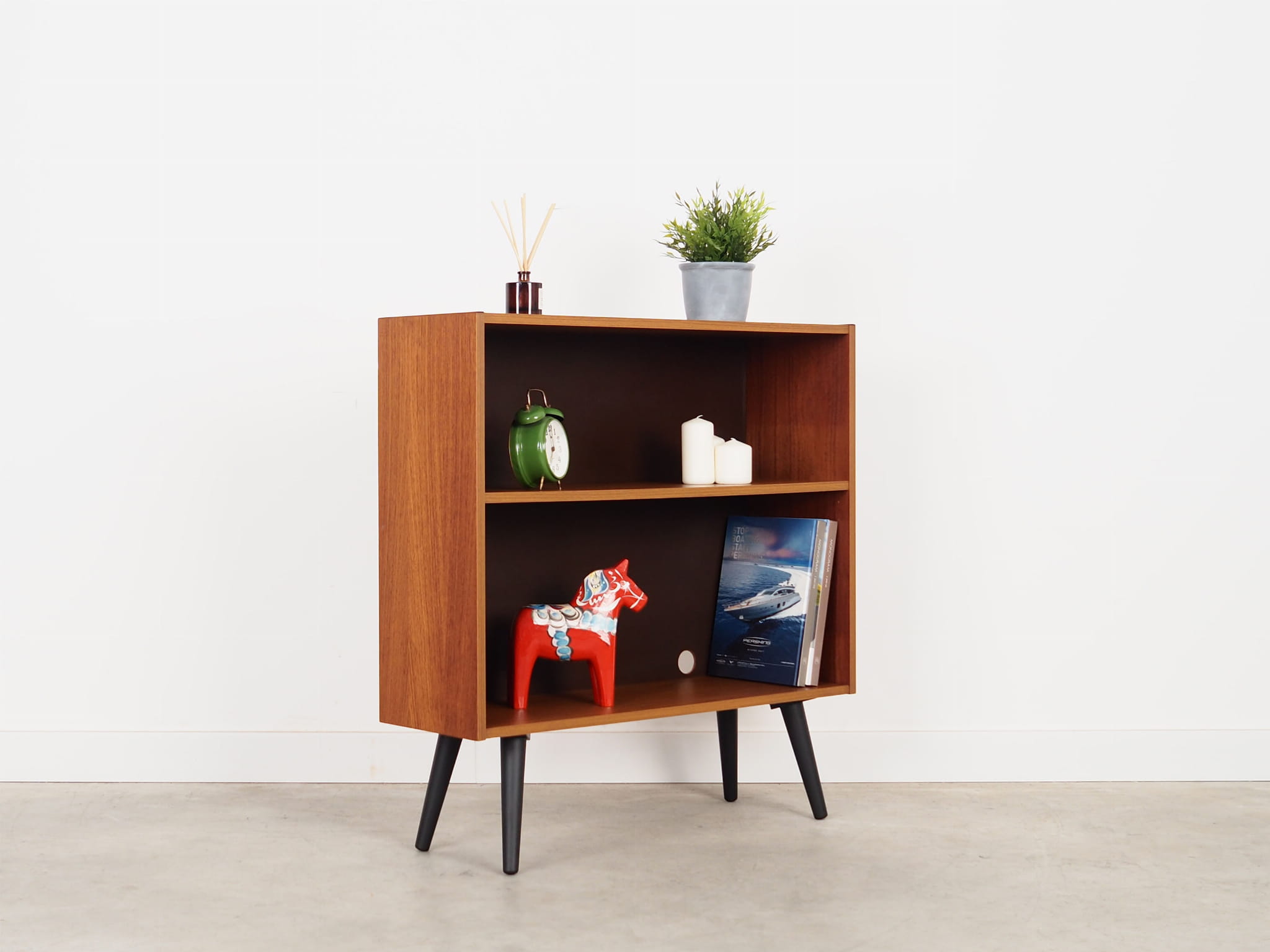 Bookshelf Teak Brown 1970s