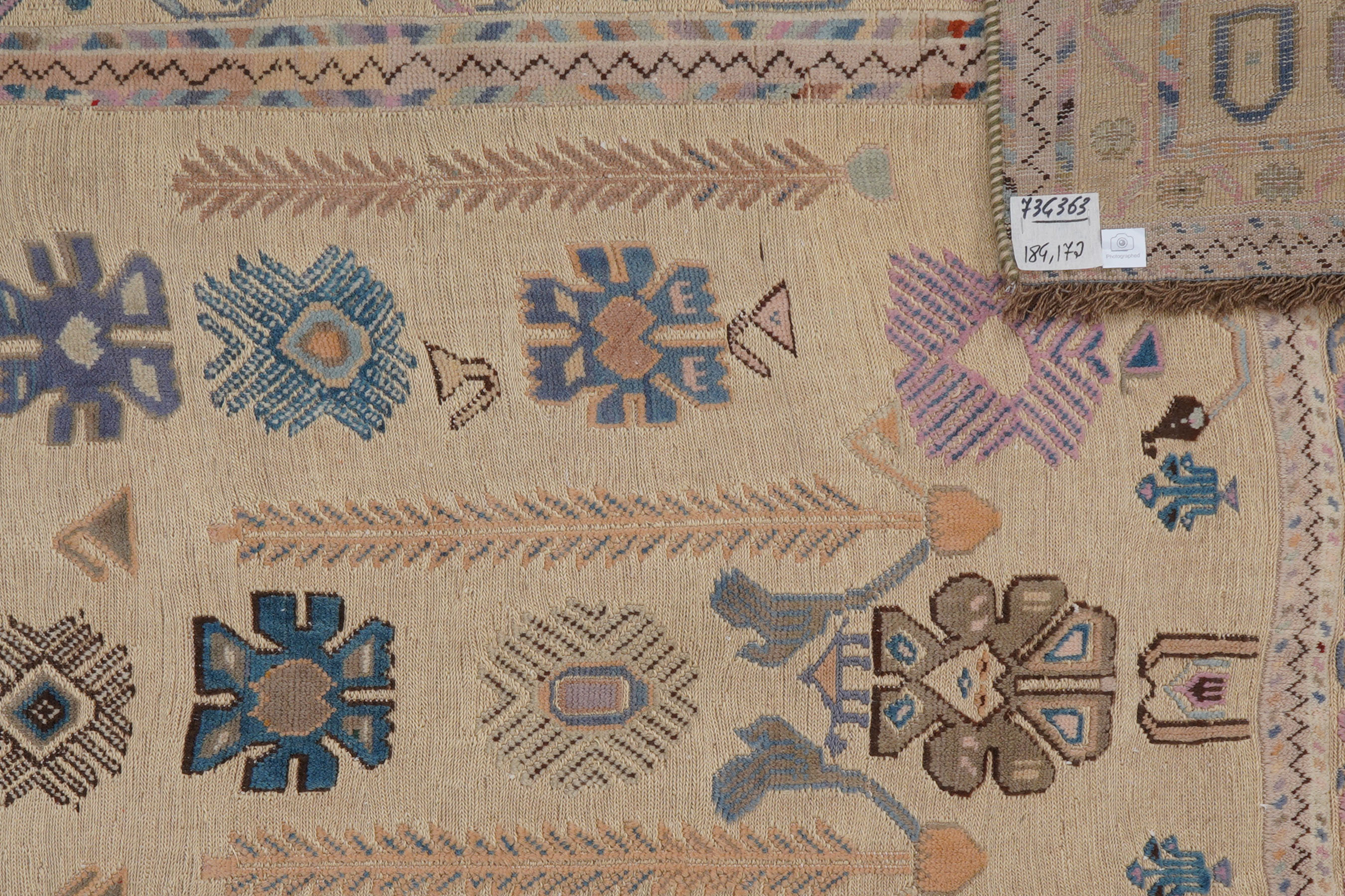 Kilim Baluch Wool Cream