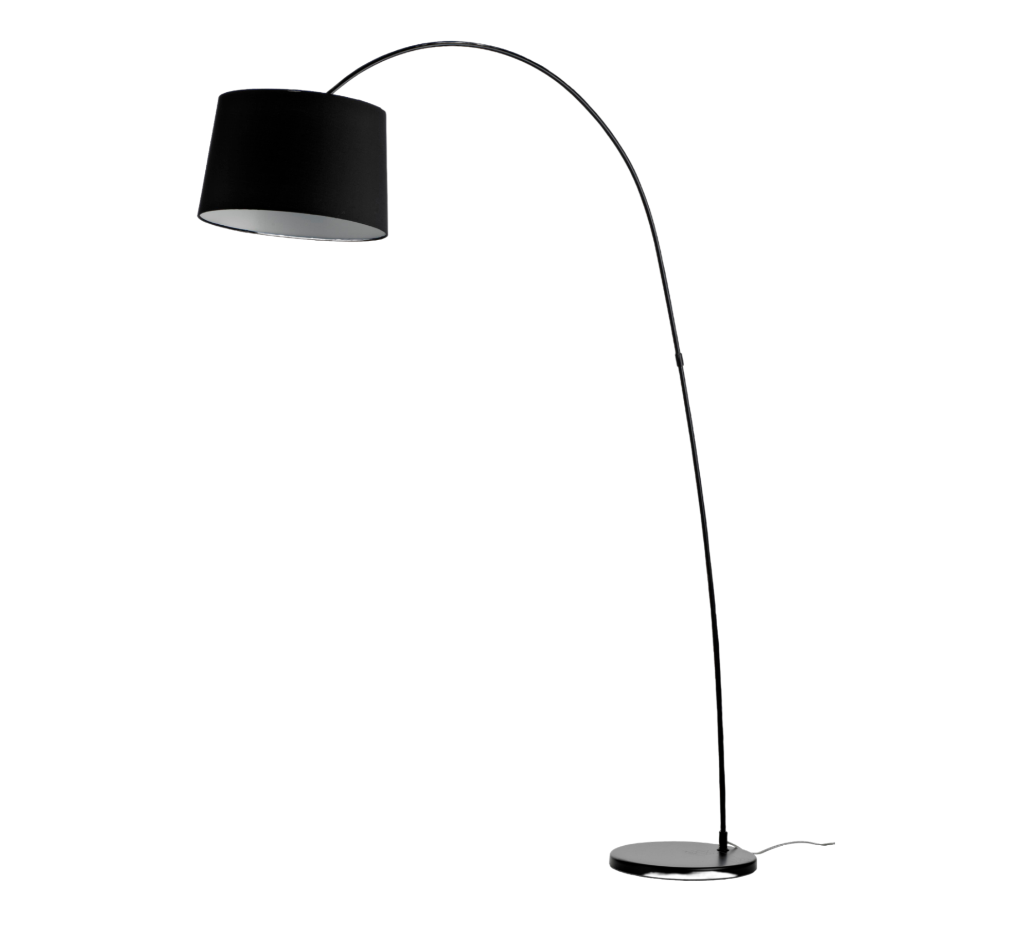 Kuta Stehlampe Metall Schwarz 