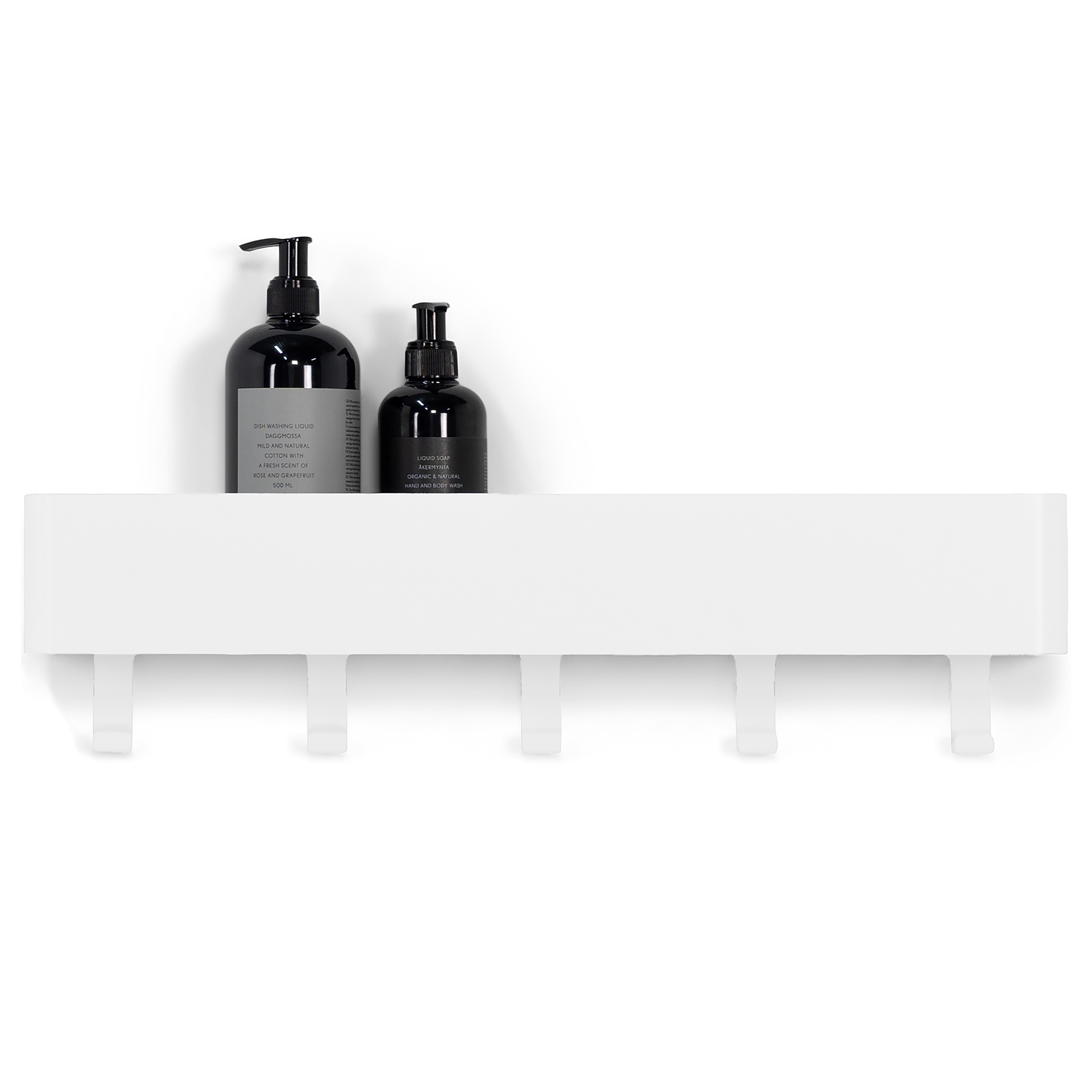 Garderobenleiste Cincoe Metall Weiß Breite: 52 cm