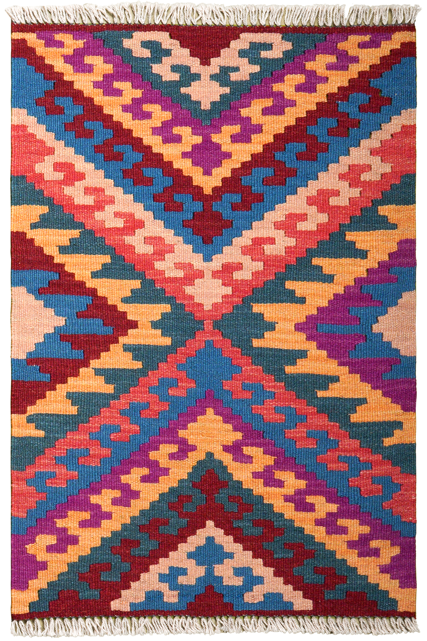 Kilim Gashgai Teppich Mehrfarbig