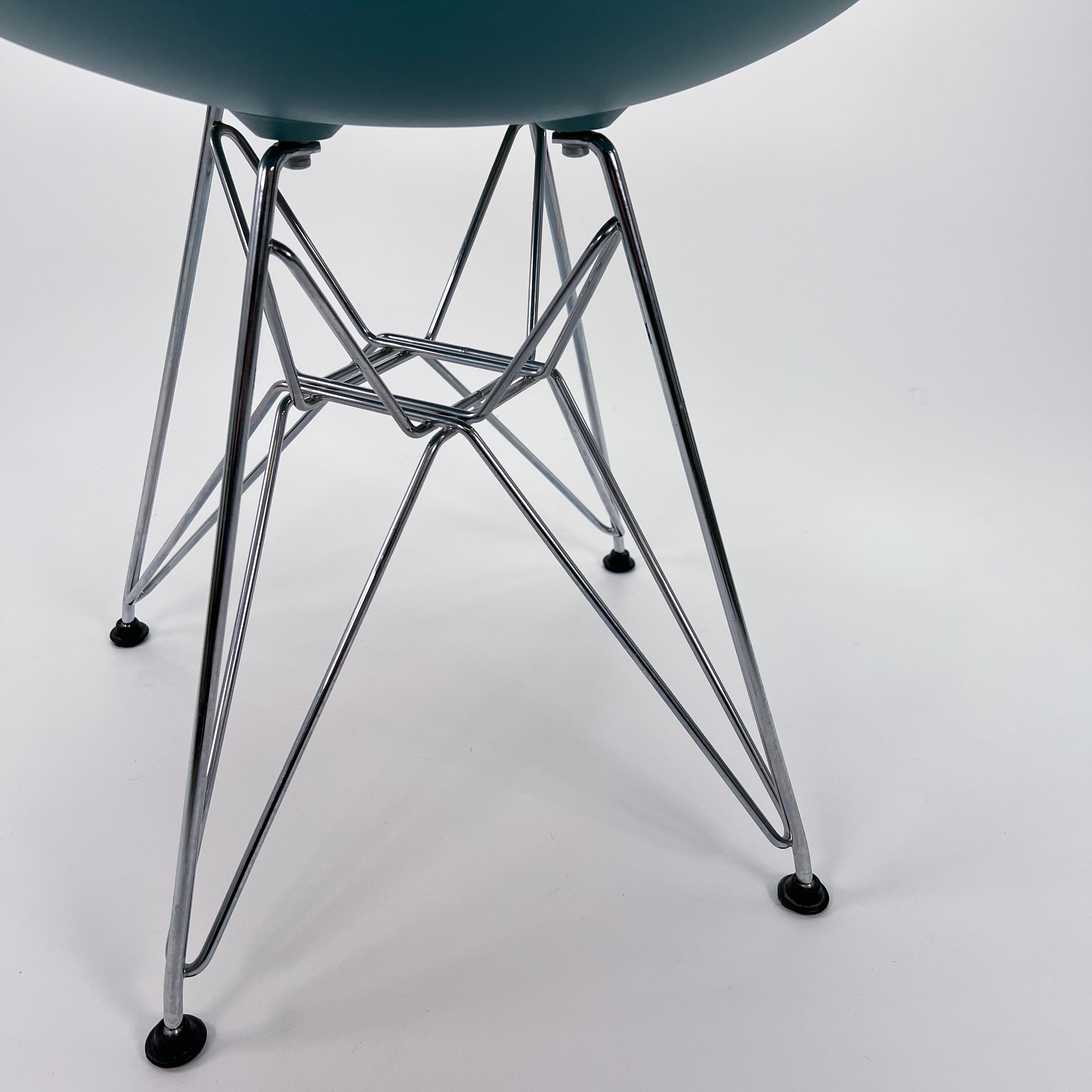 DSR Stuhl Chrom Blau