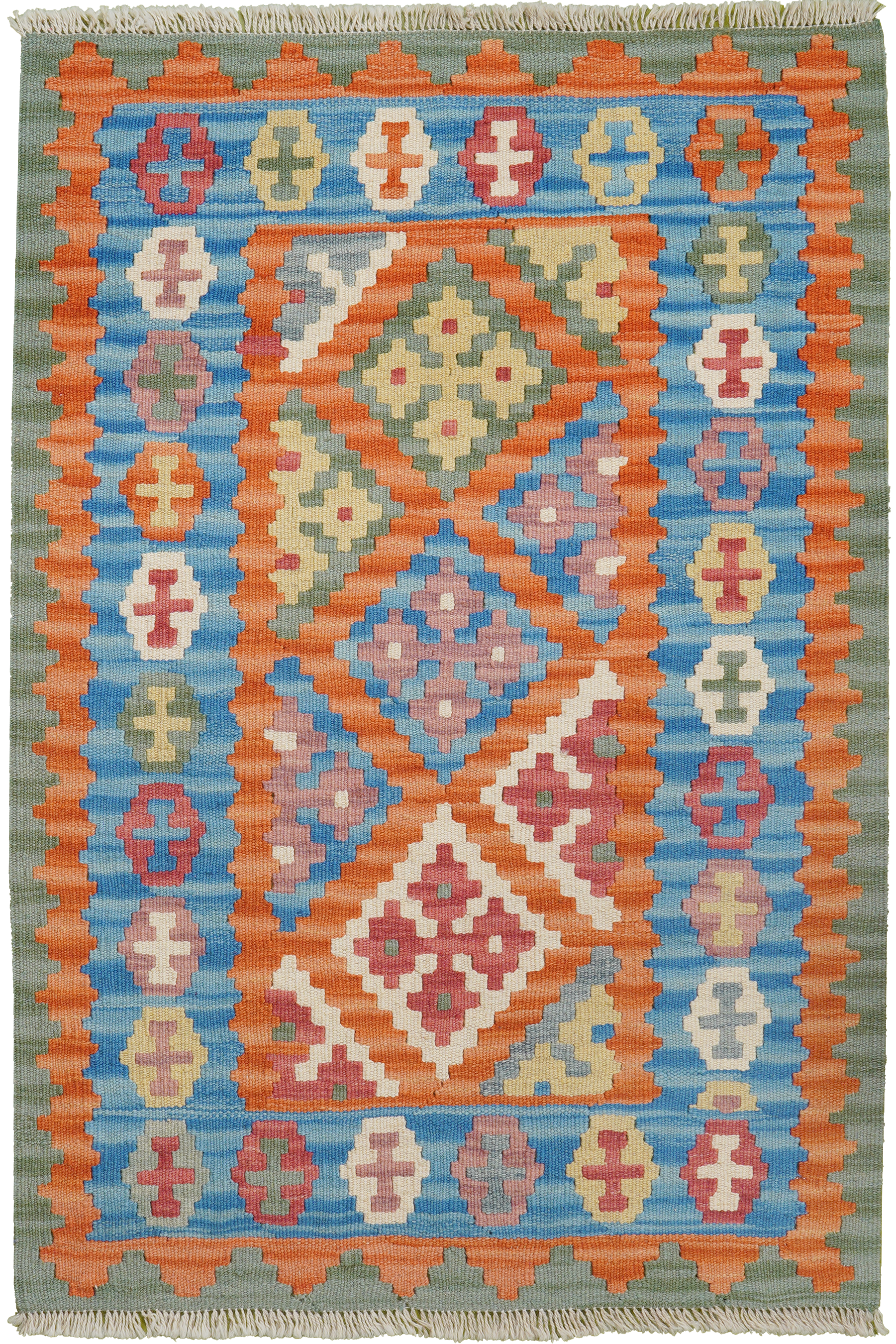 Kilim Gashgai Teppich Mehrfarbig