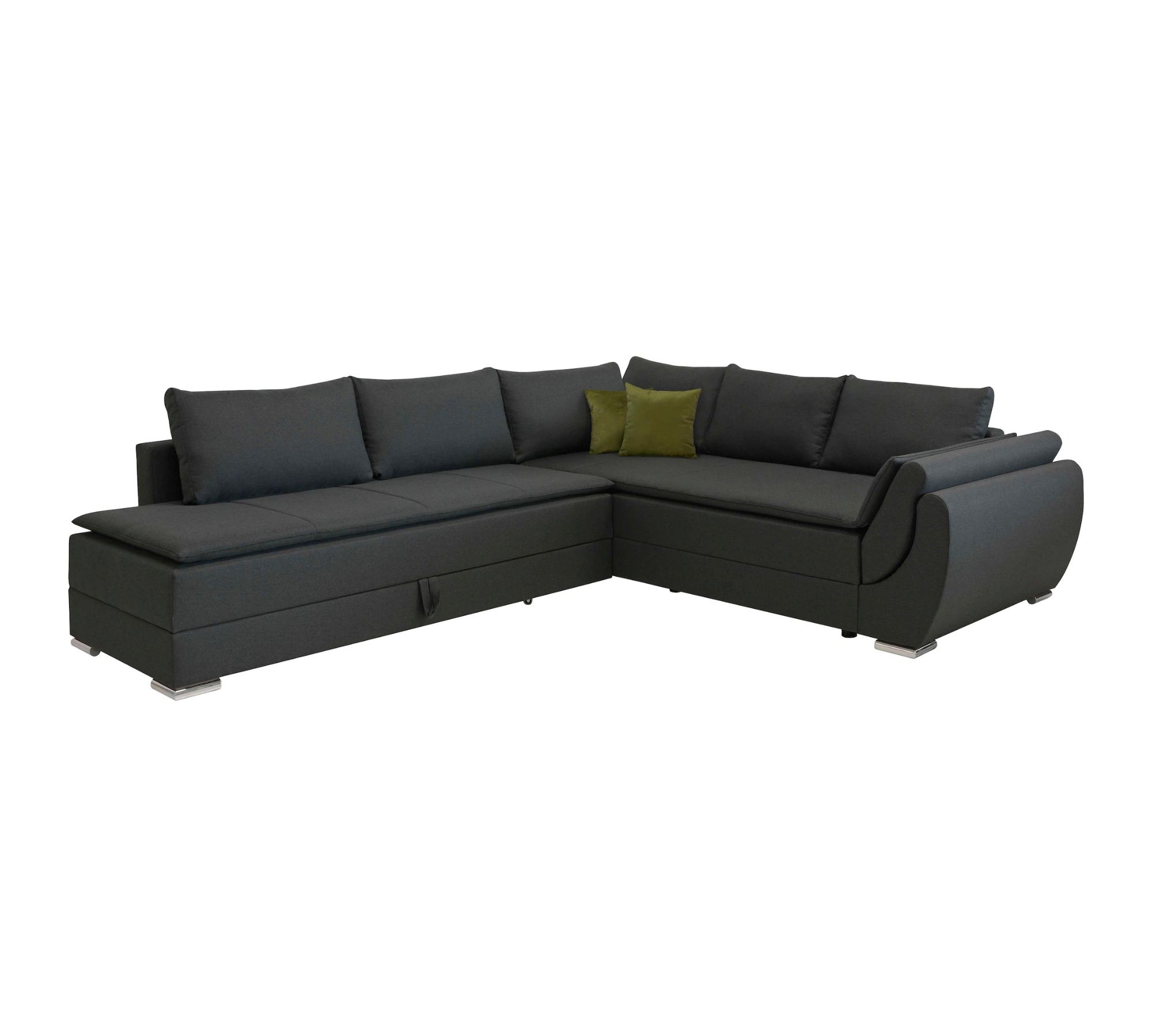 Ecksofa mit Bett Funktion und Matratze 
