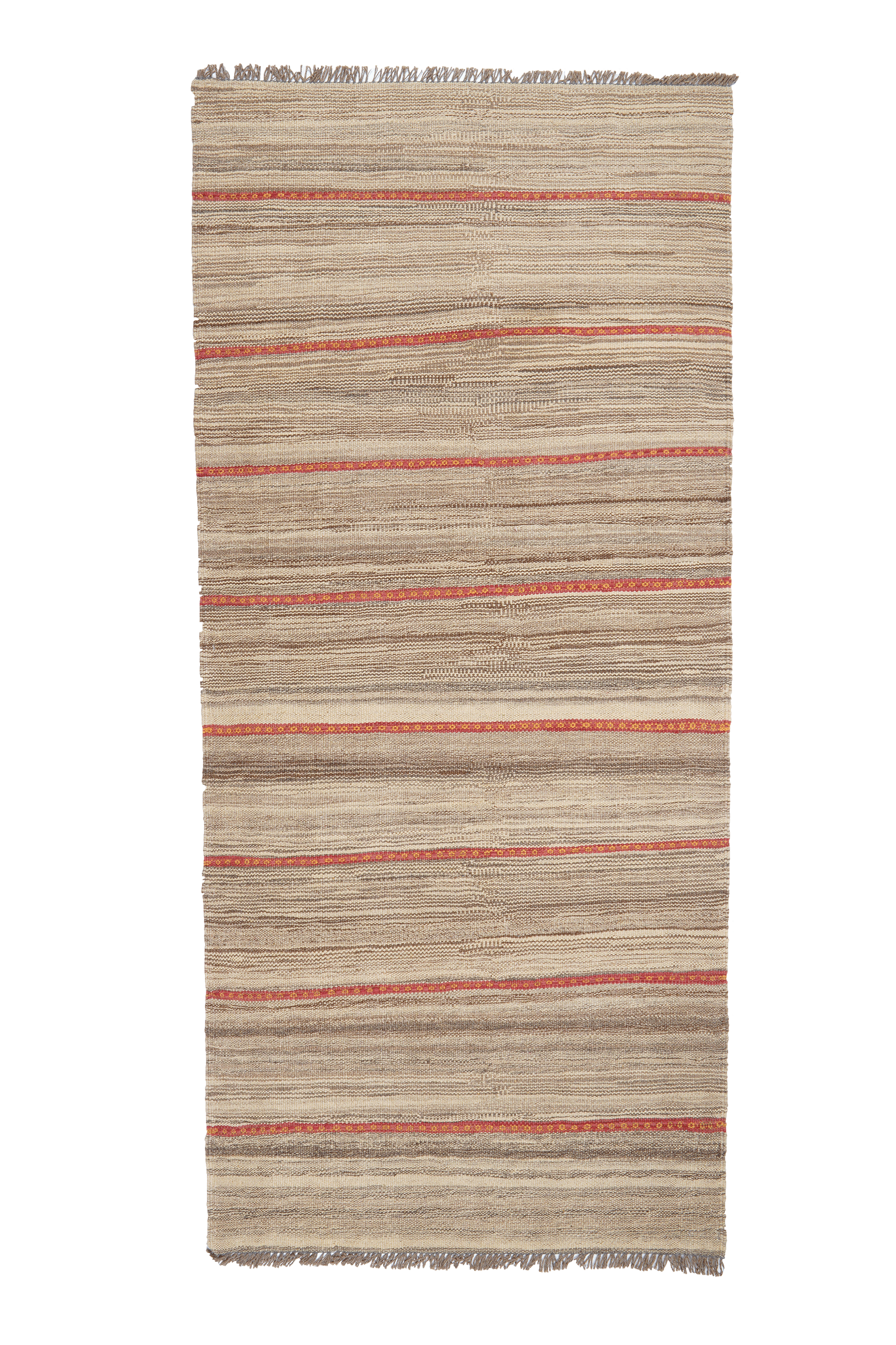 Kilim Gashgai Teppich Hellbraun