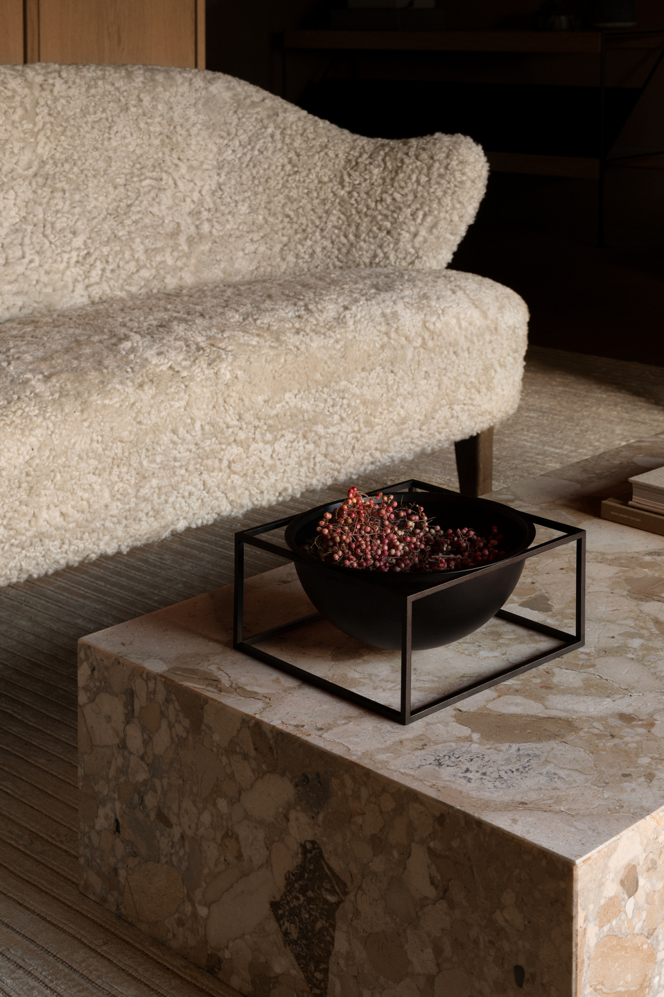 Kubus Bowl Centerpiece Schwarz