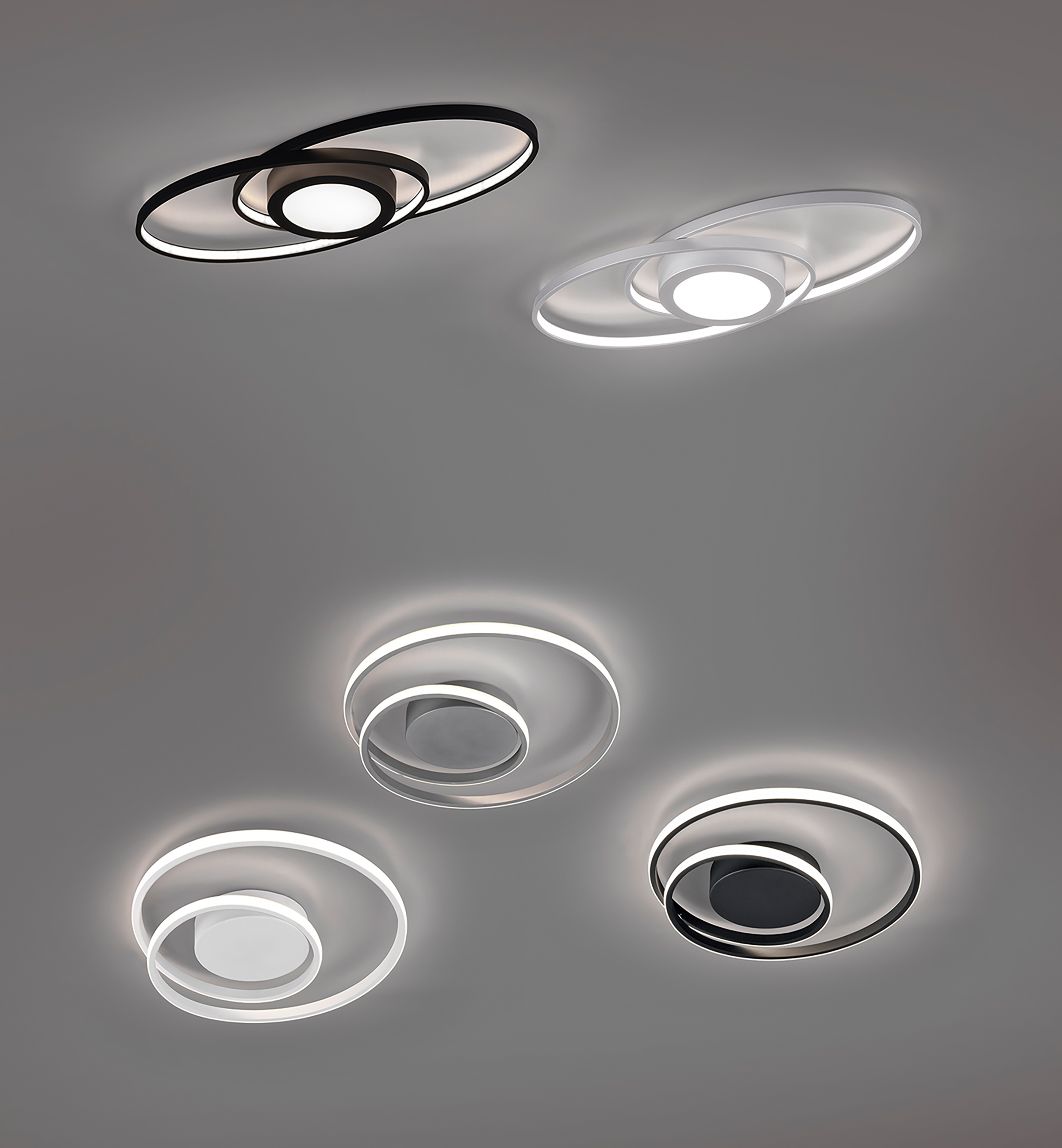 LED-Deckenleuchte Zibal Weiß