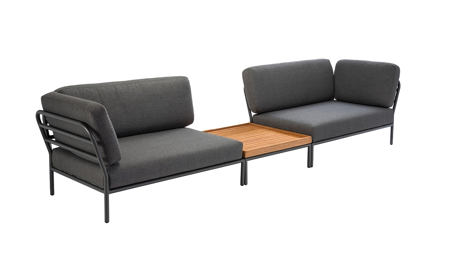 Level Lounge Sofa Grau