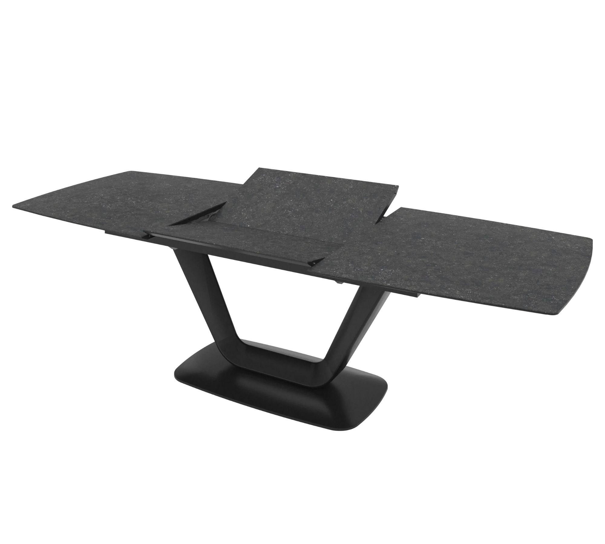 Alicante Extendable Dining Table Stone Dark Grey