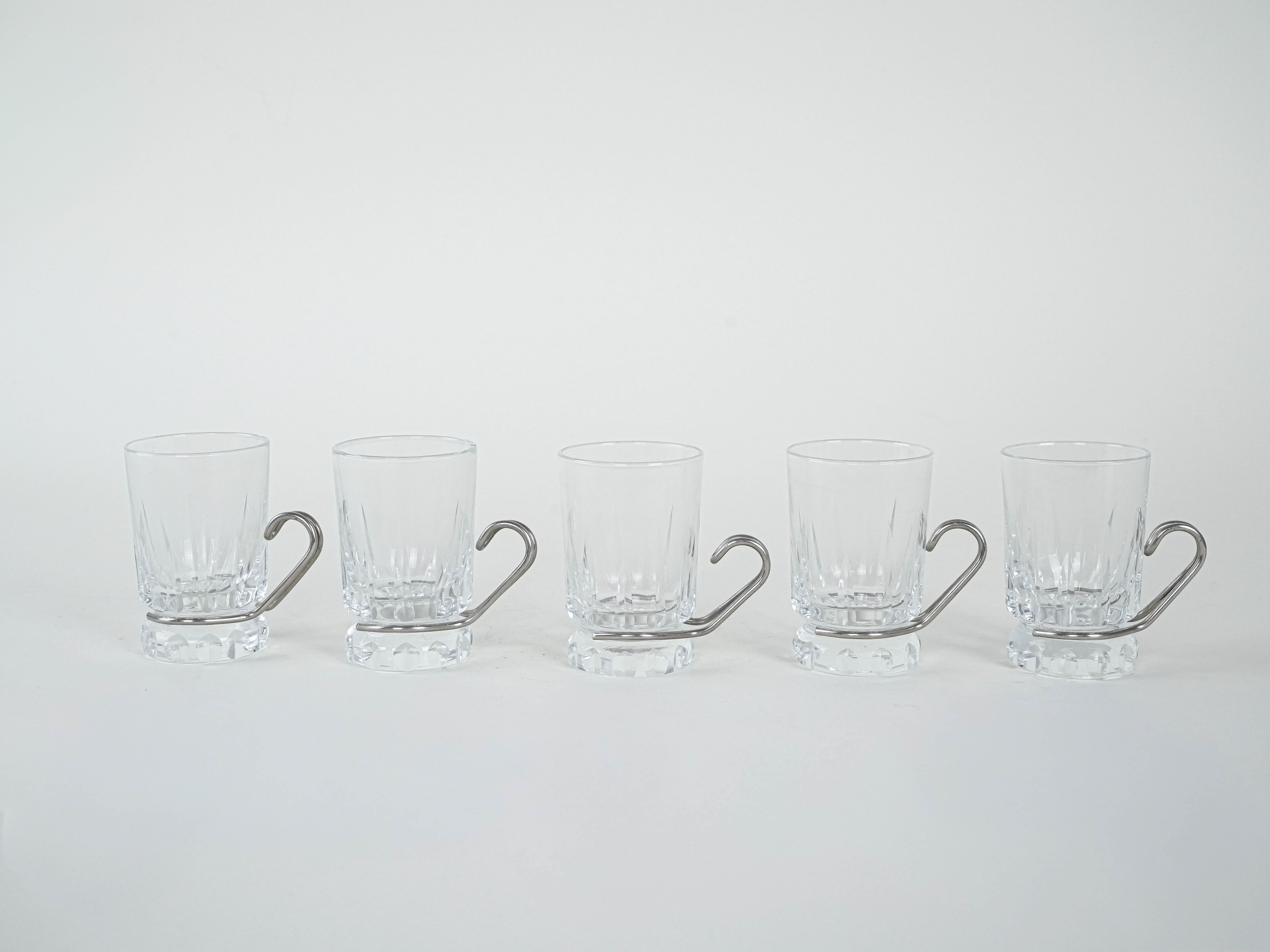 Teegläser-Set Transparent 1970er Jahre