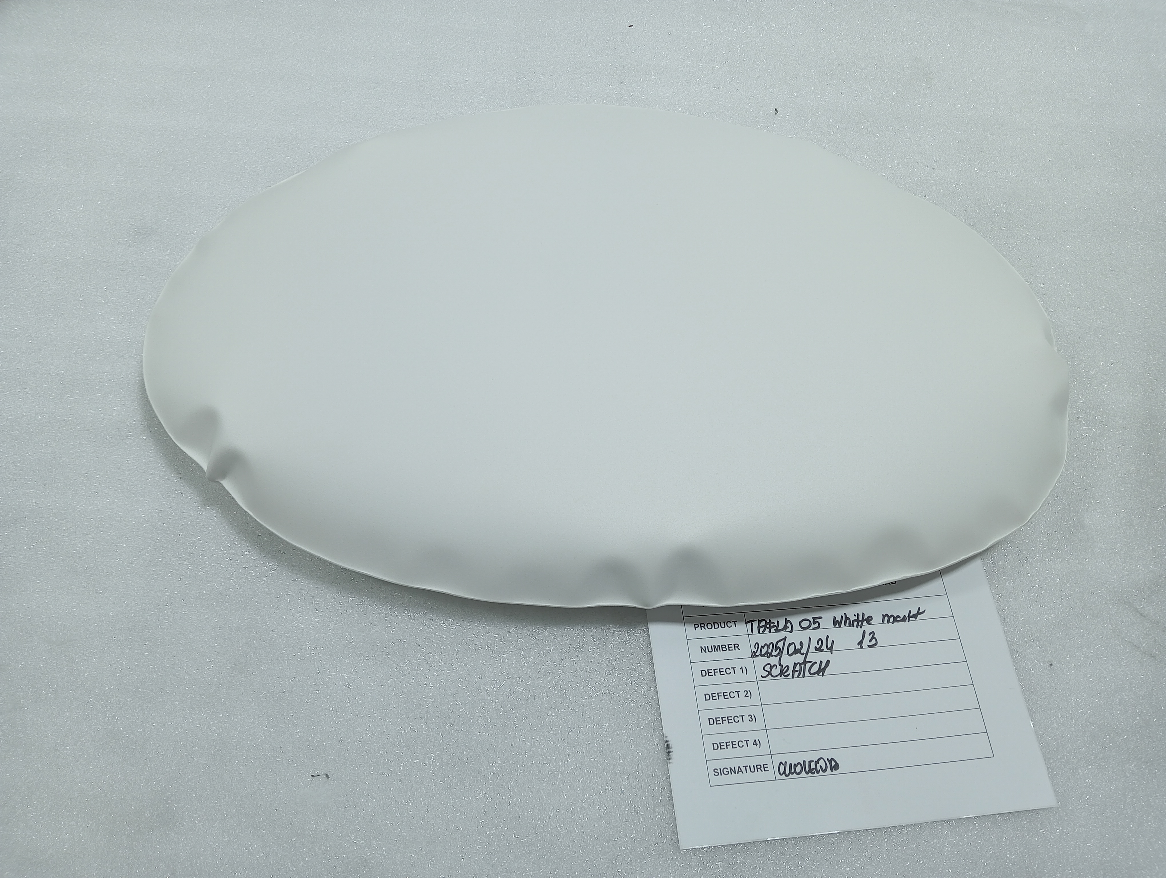 Tafla Specchio O5 Acciaio Inox Bianco Candy Opaco