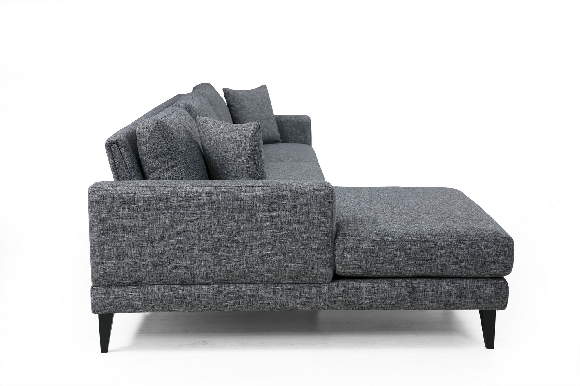 Nordic Ecksofa Links Grau