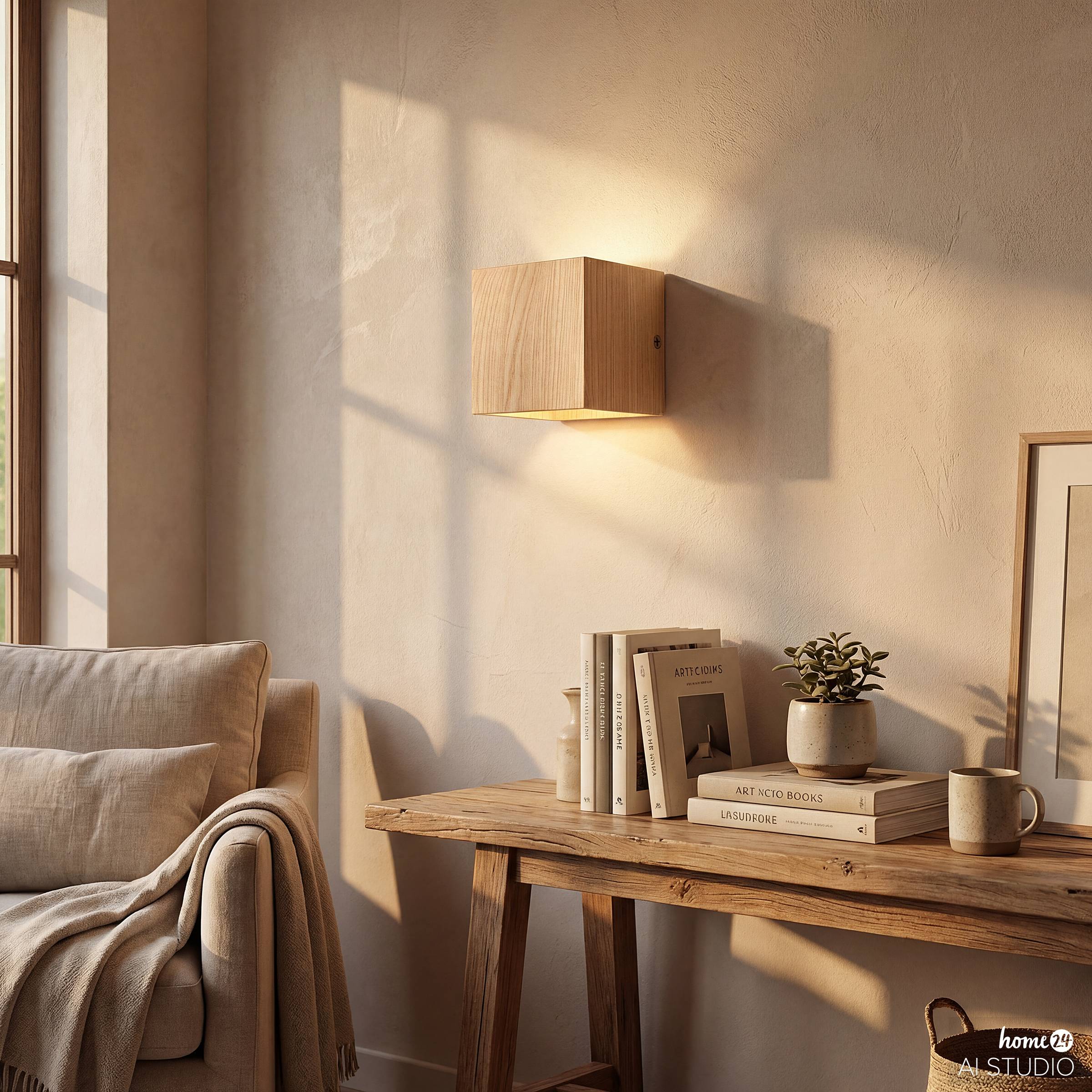 Wall Lamp Sarnia 1-Light Solid Pine