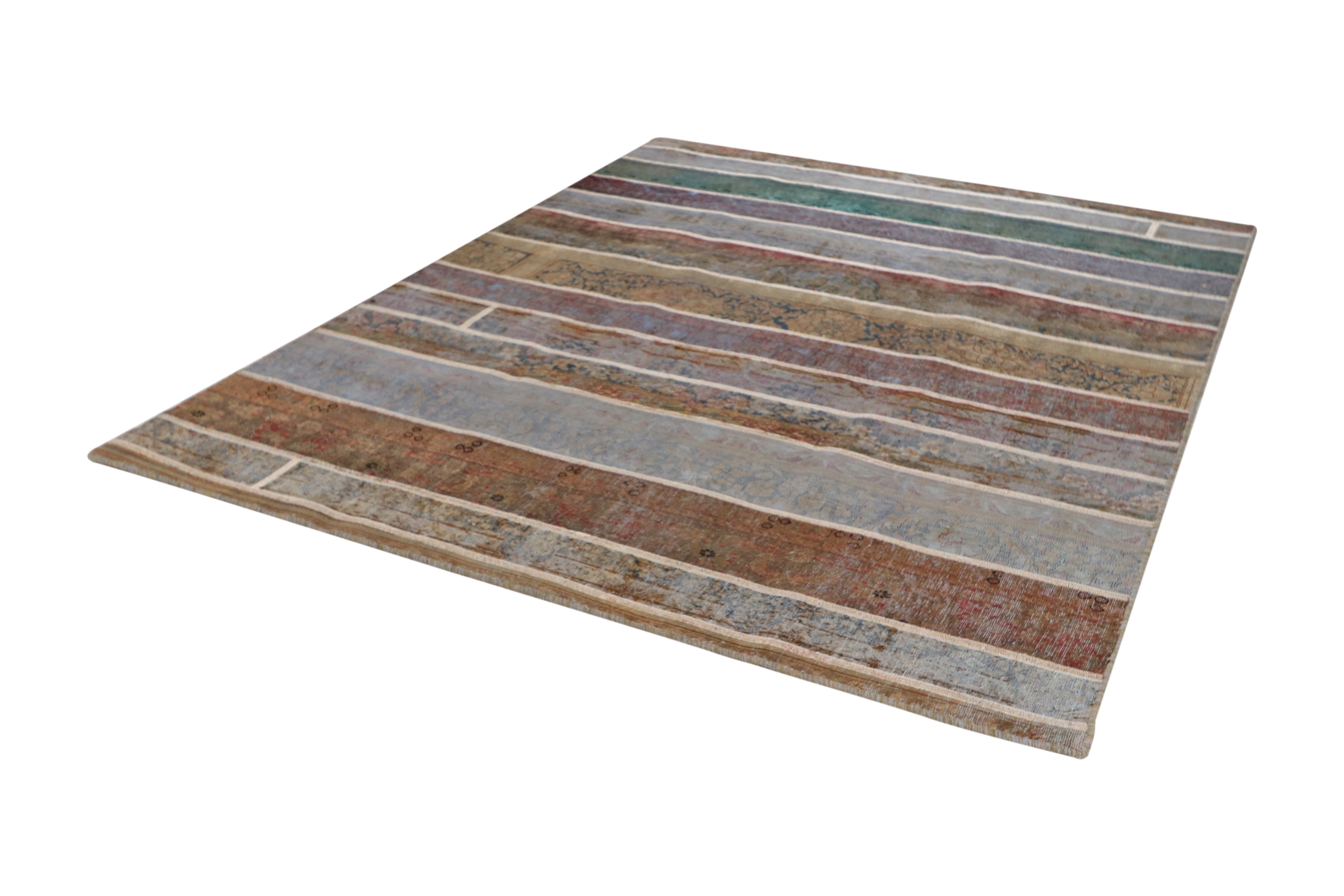 Vintage Carpet Wool Multicolored