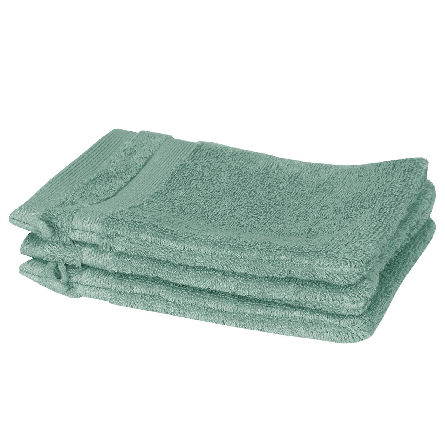 Cuddly Washcloth Cotton Green