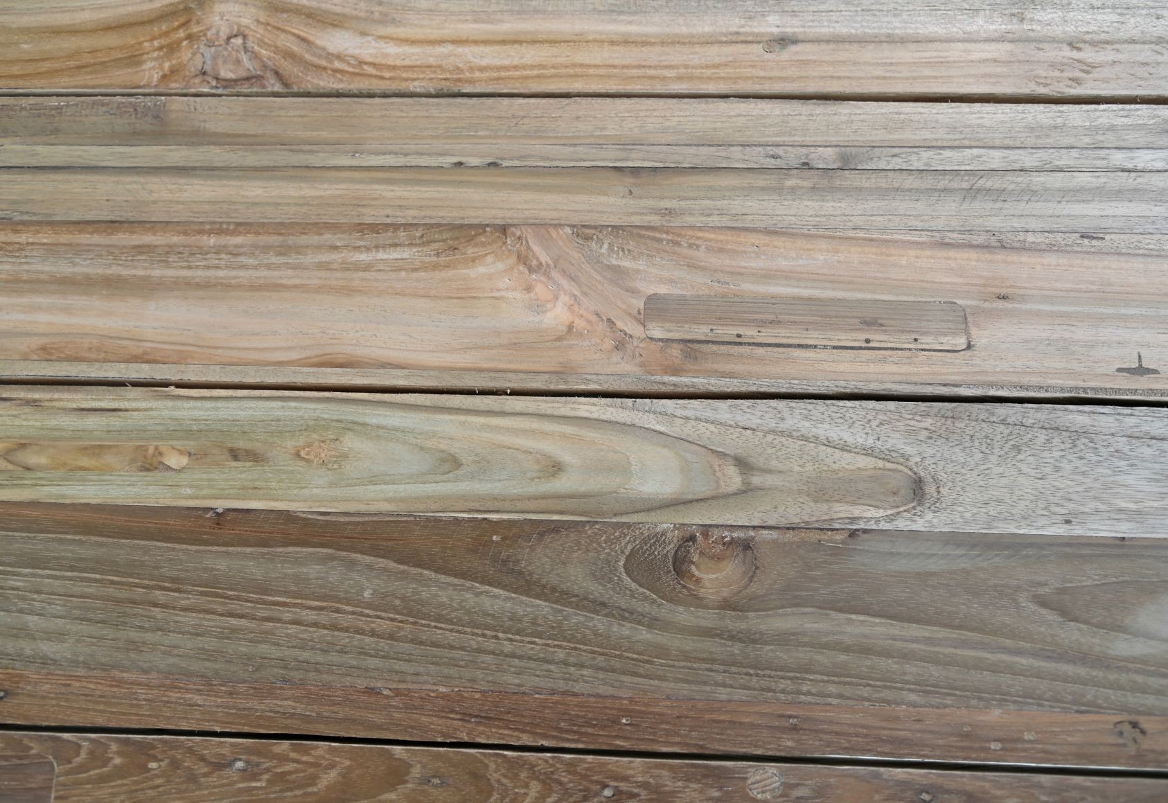 Gartentischplatte Teakholz 180x100cm