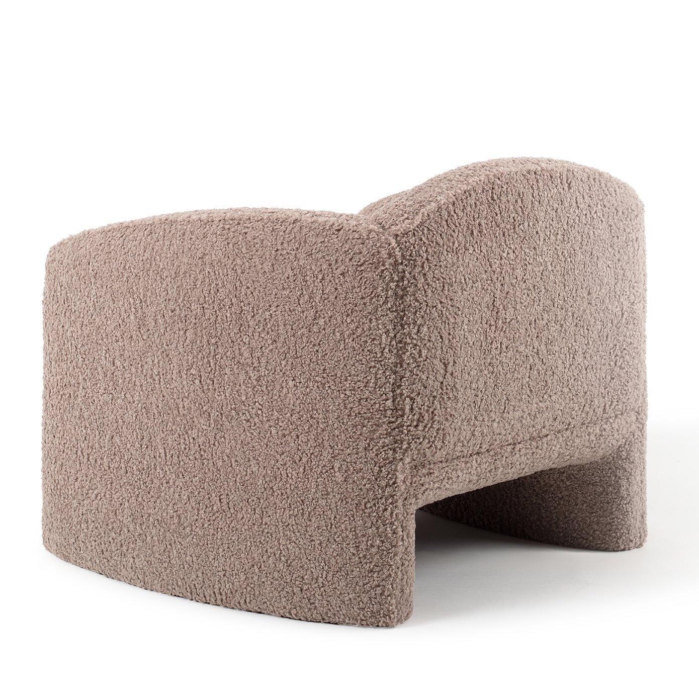 Nachii Sessel Bouclé Plush Mud