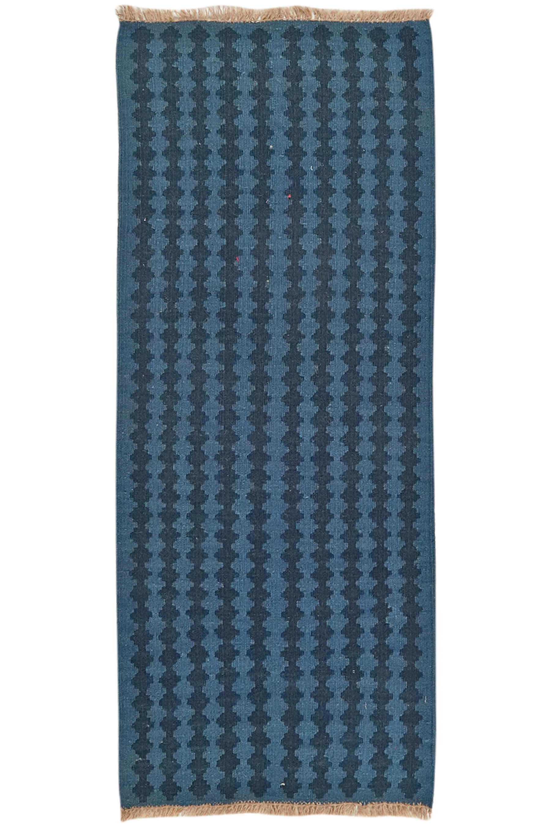 Kilim Gashgai Teppich Blau
