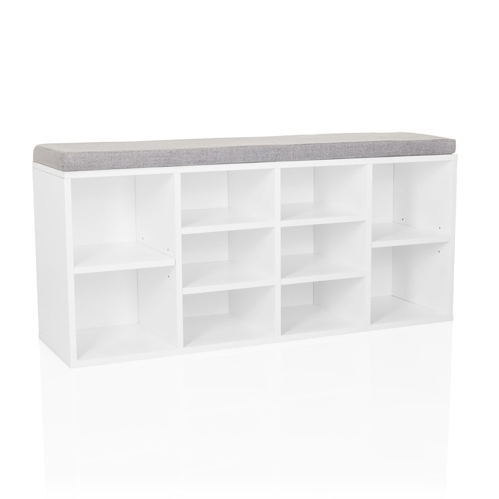 ESTHA 10 Shoe Rack White