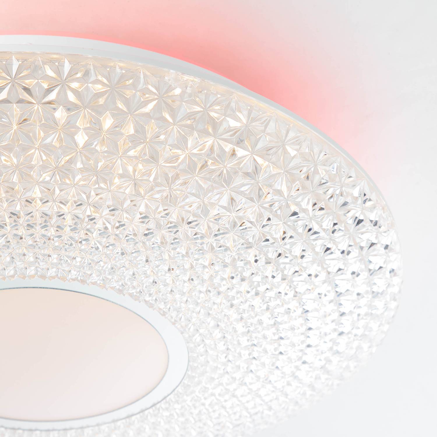 LED-Deckenleuchte Lucian Acrylglas / Stahl 1-flammig