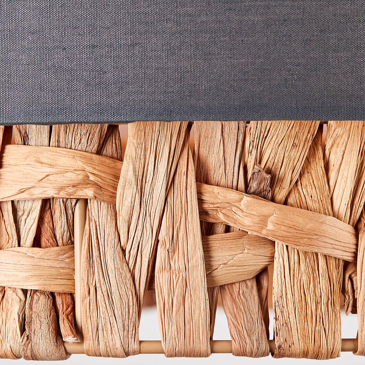 Waterlilly Ceiling light Linen Plant leaf 2-bulb