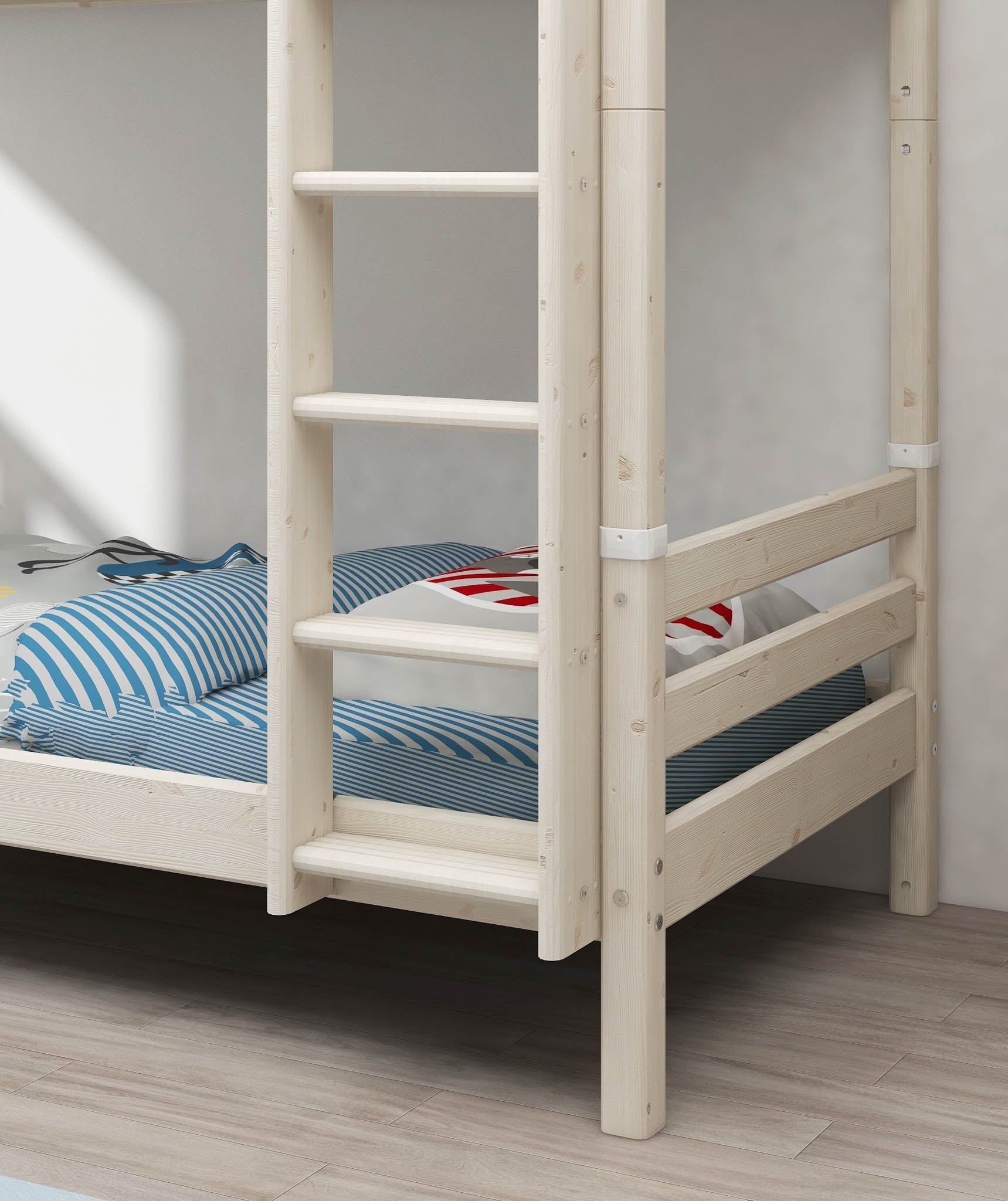 Etagenbett Holz Weiß