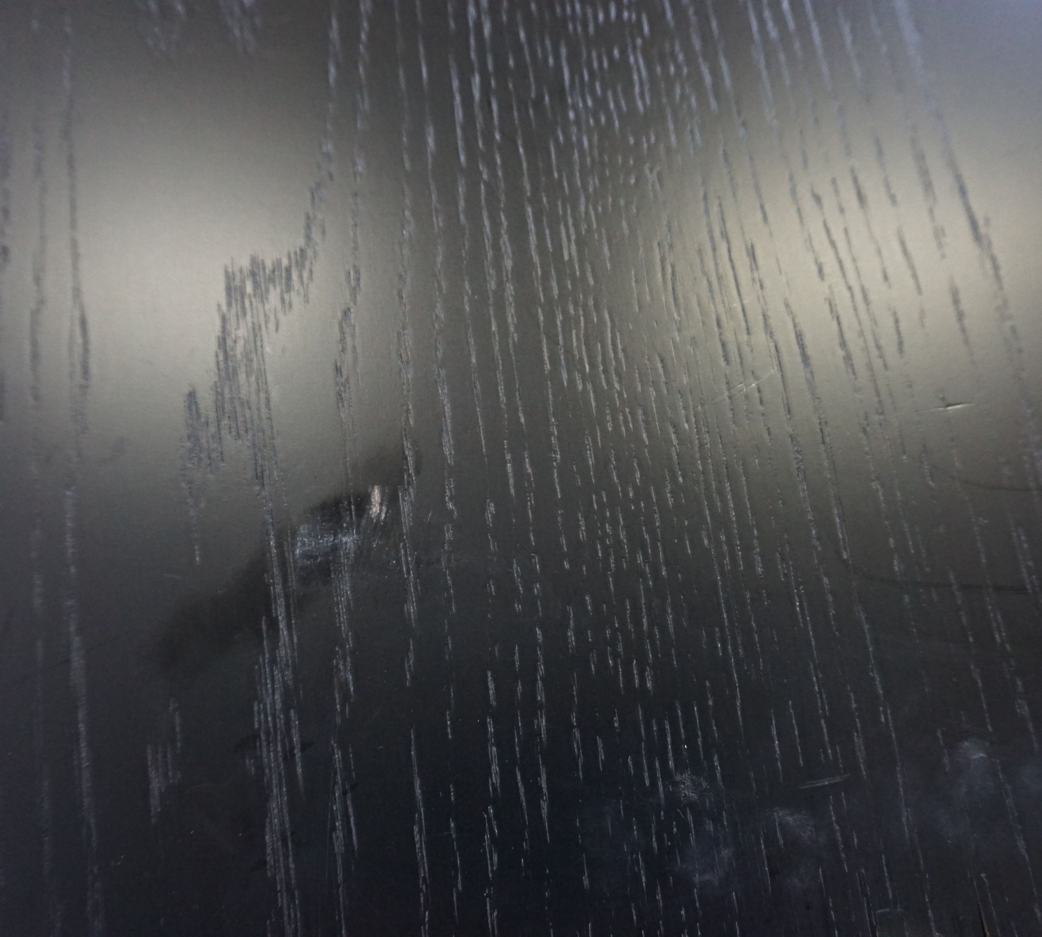 Lunar Coffee table Wood Black Ø80cm