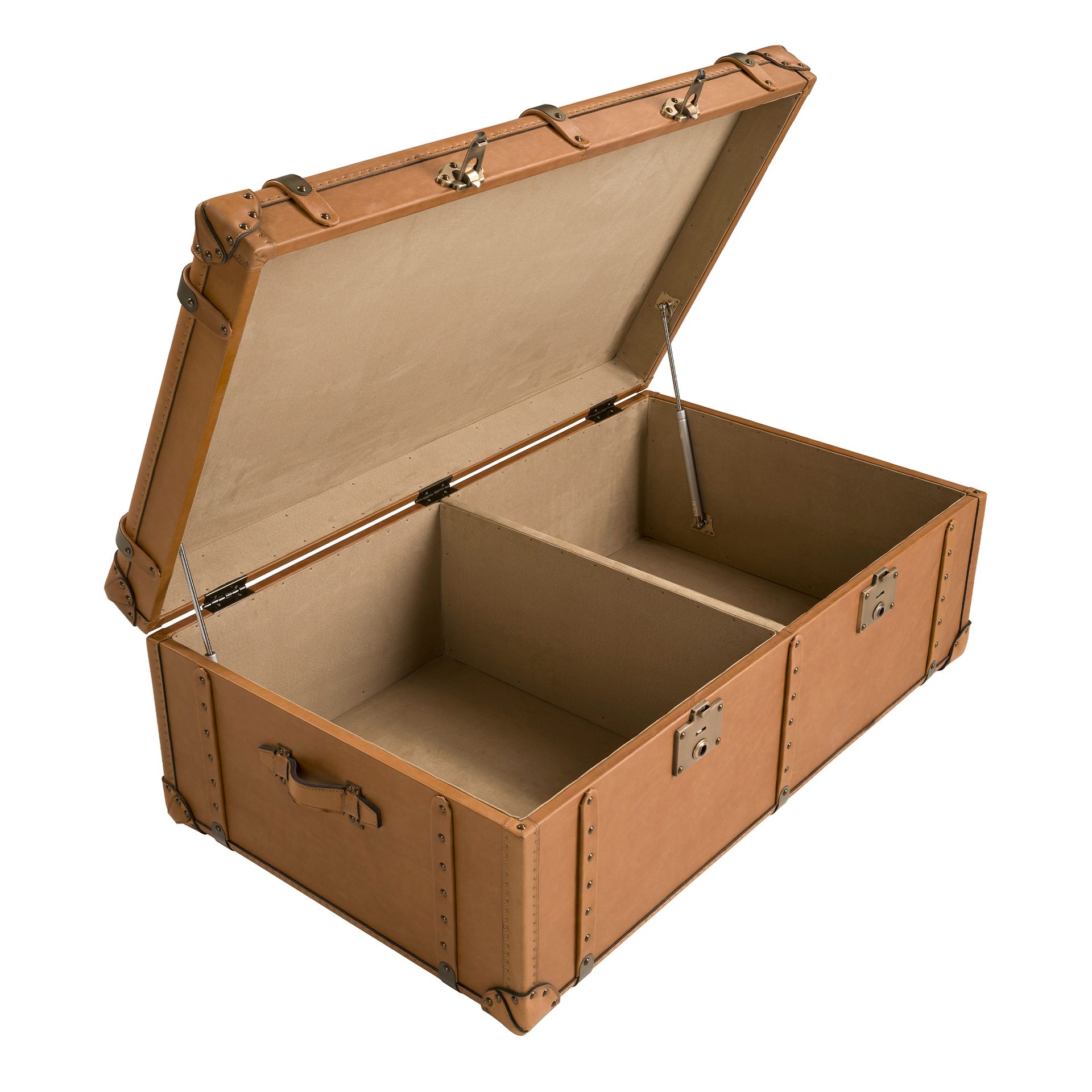 Brauner Lederkoffer 2146