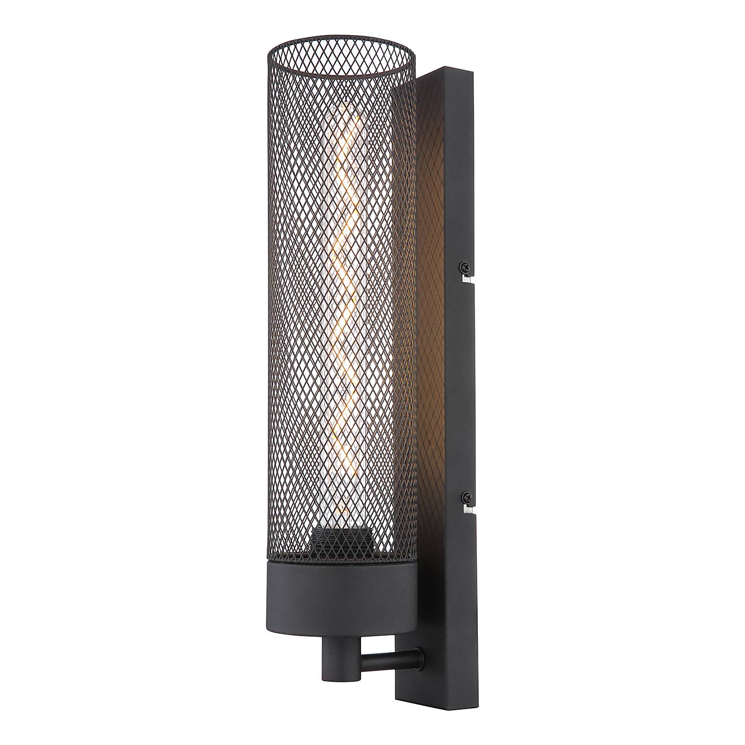 Wall lamp Hans 1-light Black