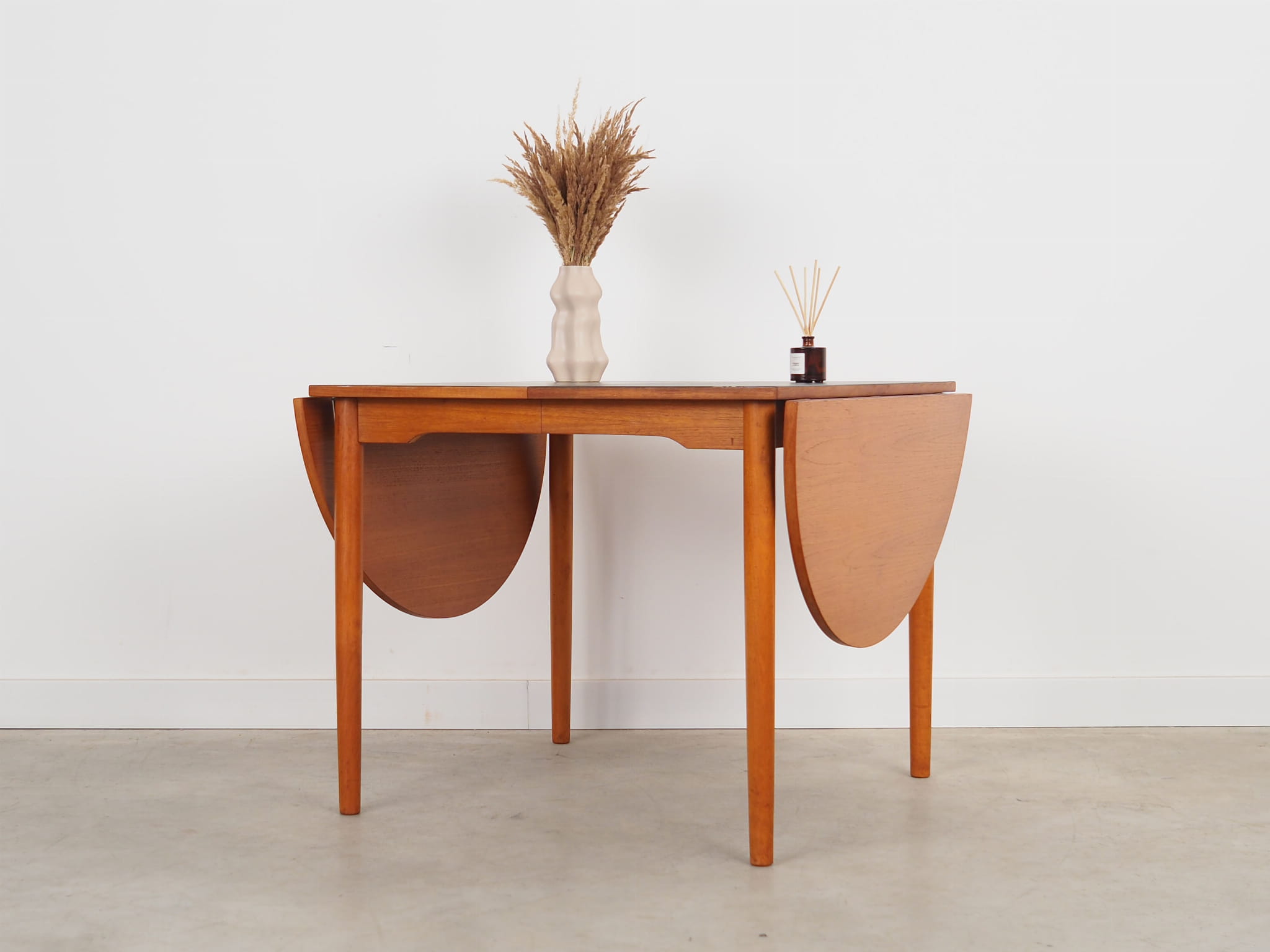 Vintage dining table Teak brown 1970s