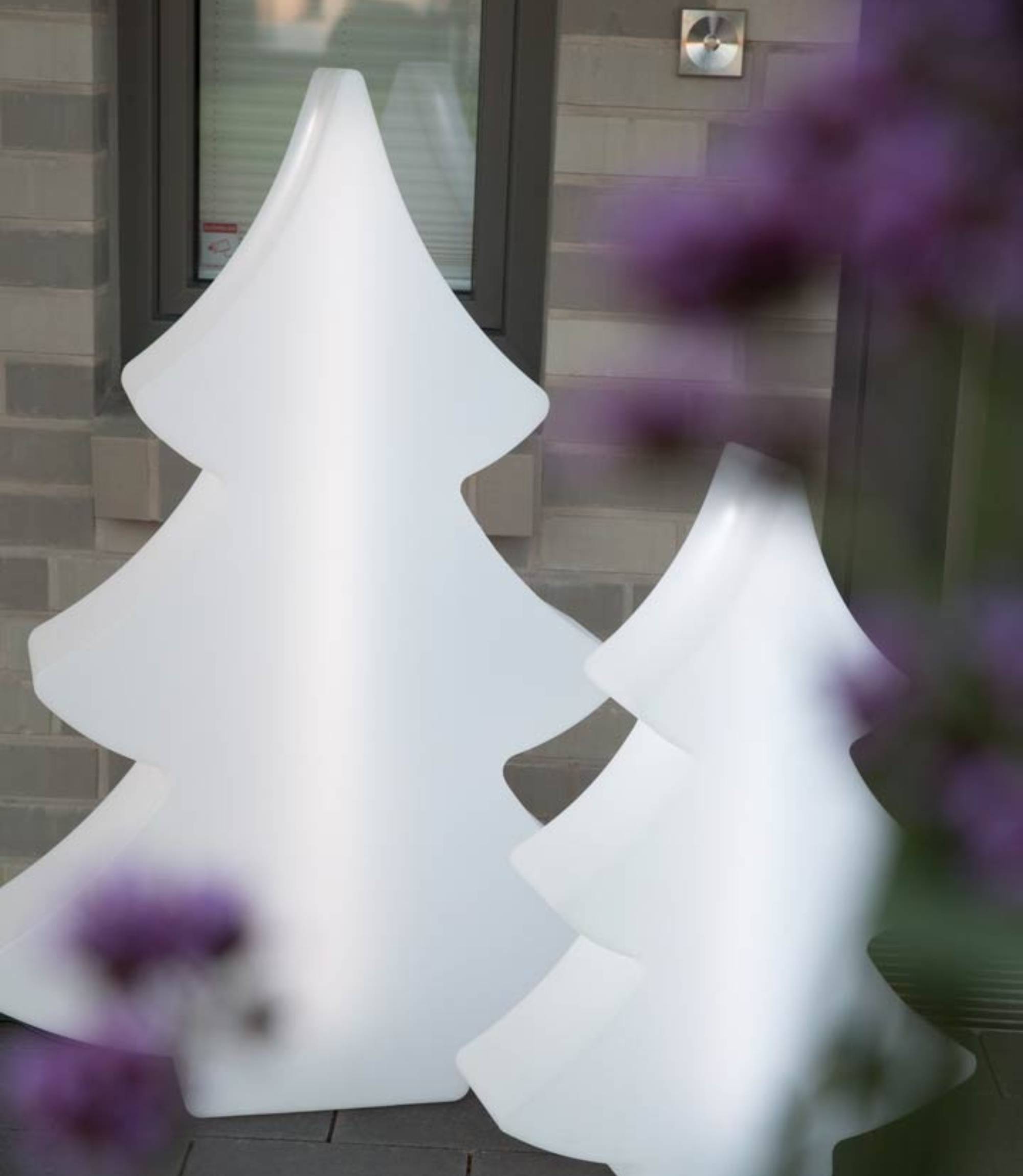 2x Weihnachtsbaumleuchten 78 & 113 cm Led Fernbedienung