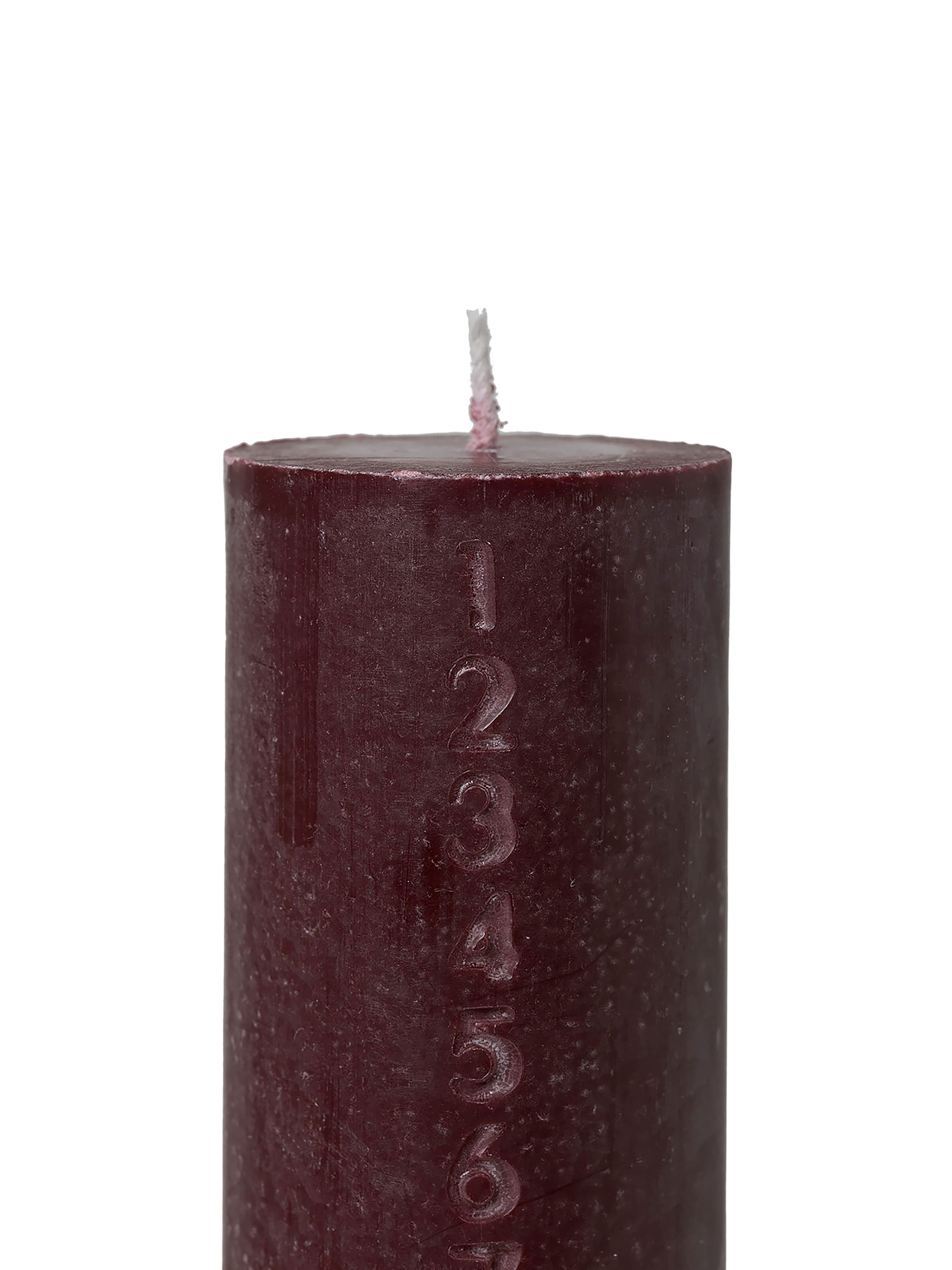 Pure Adventskalenderkerze Rot