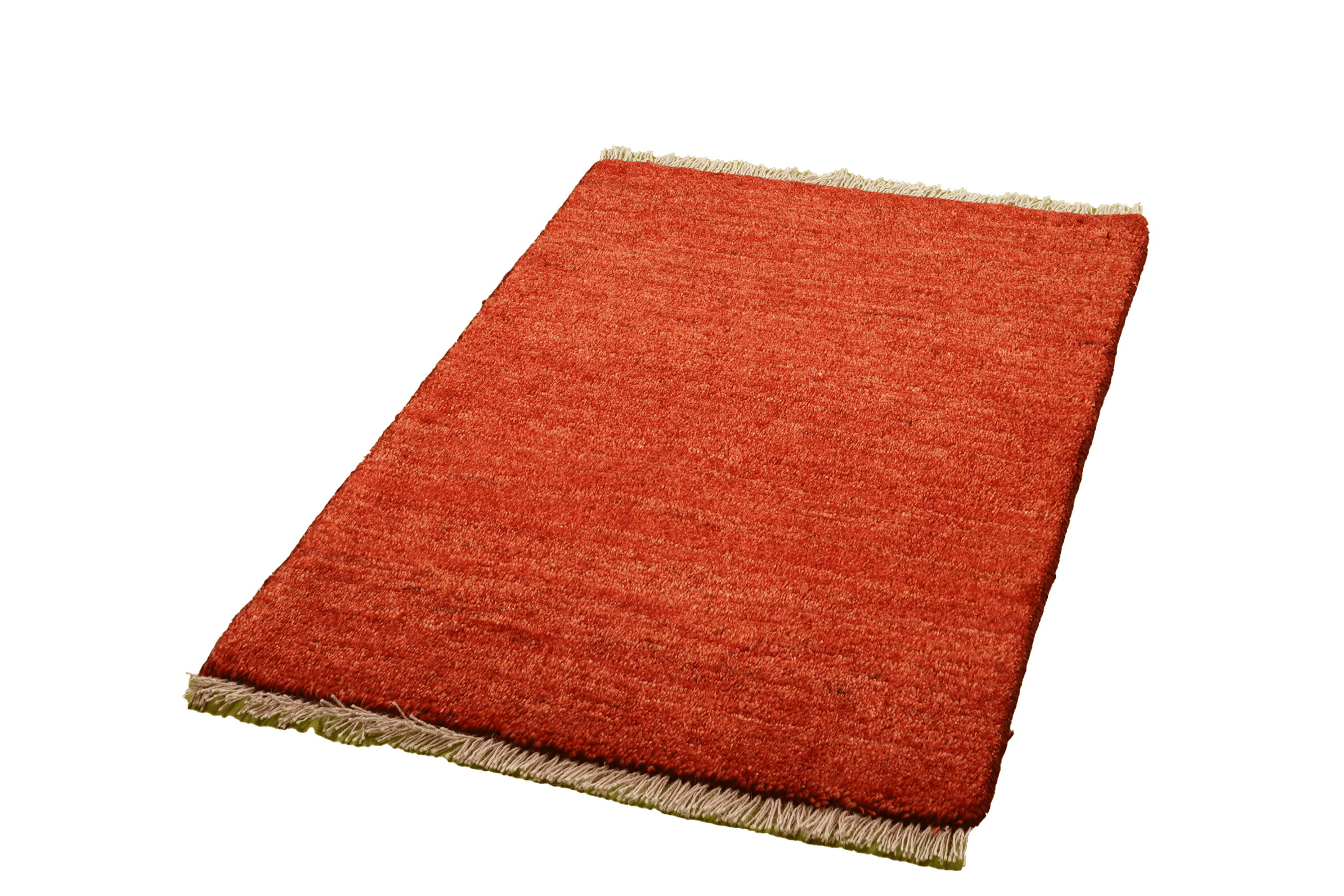 Gabbeh Teppich Wolle Rot